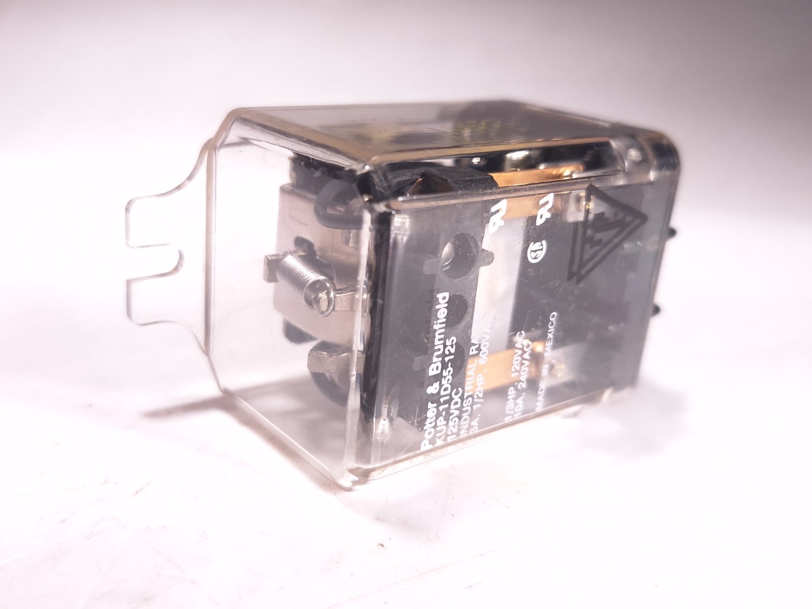 POTTER & BRUMFIELD KUP-11D55-125 POWER RELAY 8-PIN 12 VDC COIL 10A DPDT-CO