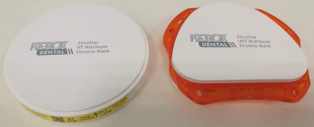 ONE OF THE BEST QUALITY OF dental zirconia DISK 98 and 71 MADE IN EUROPEAN UNION