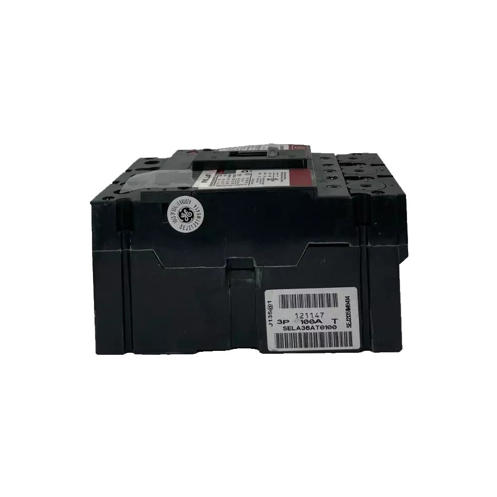 NIB – GE – SELA36AT0100 – Molded Case Circuit Breaker – 100A, 3-Phases, 600V