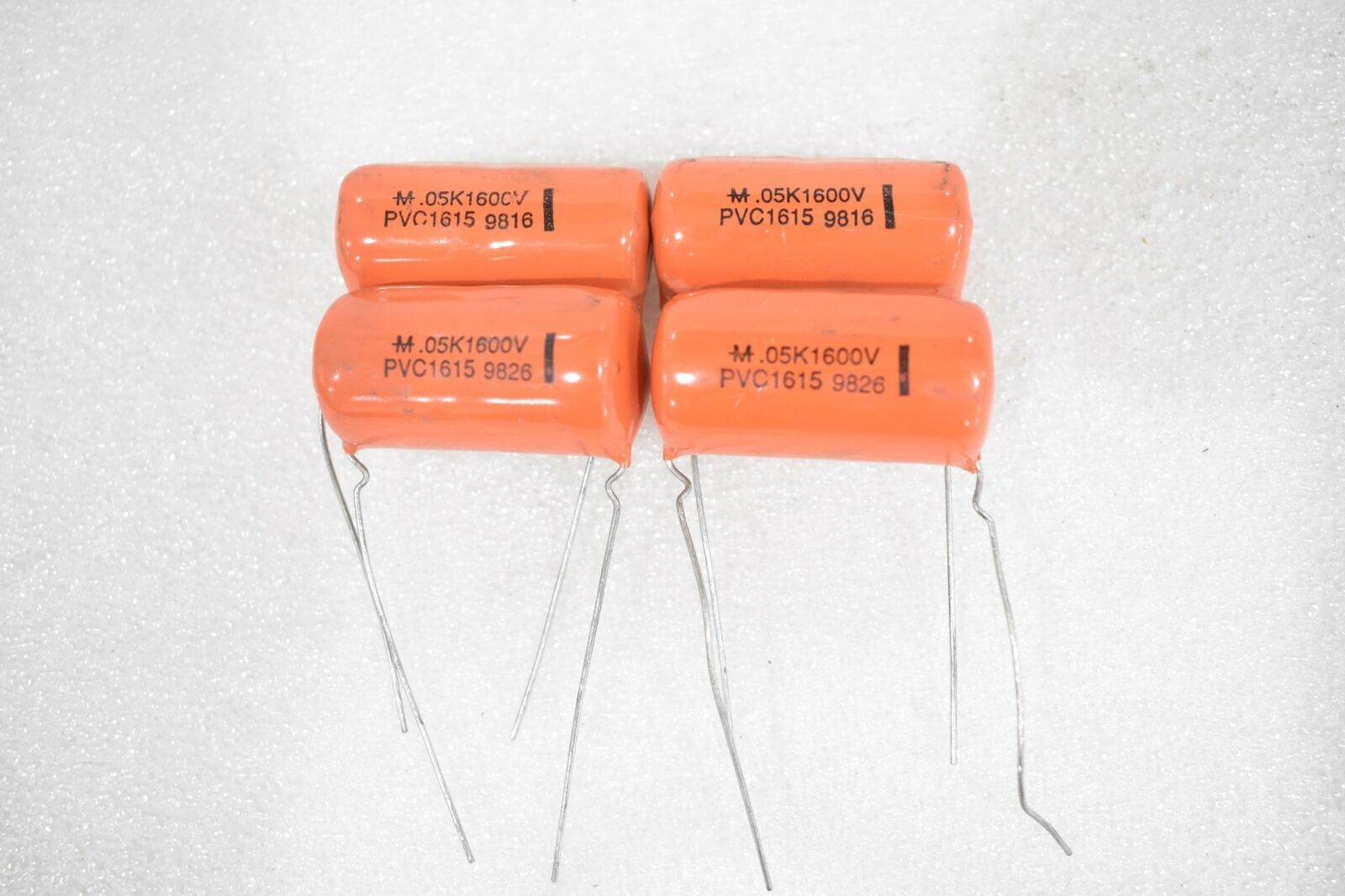 CORNELL DUBILIER PVC1615 FILM CAPACITORS 0.05uF 1600V ( LOT OF 4 )