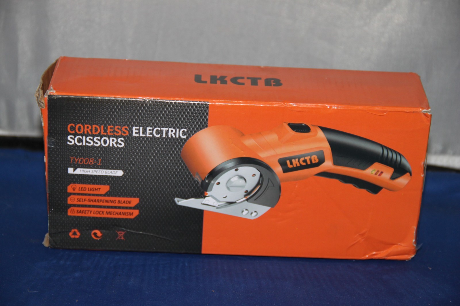 Cordless Electric Scissors, Portable Cardboard Cutter Tool Rechargeable Cardb…