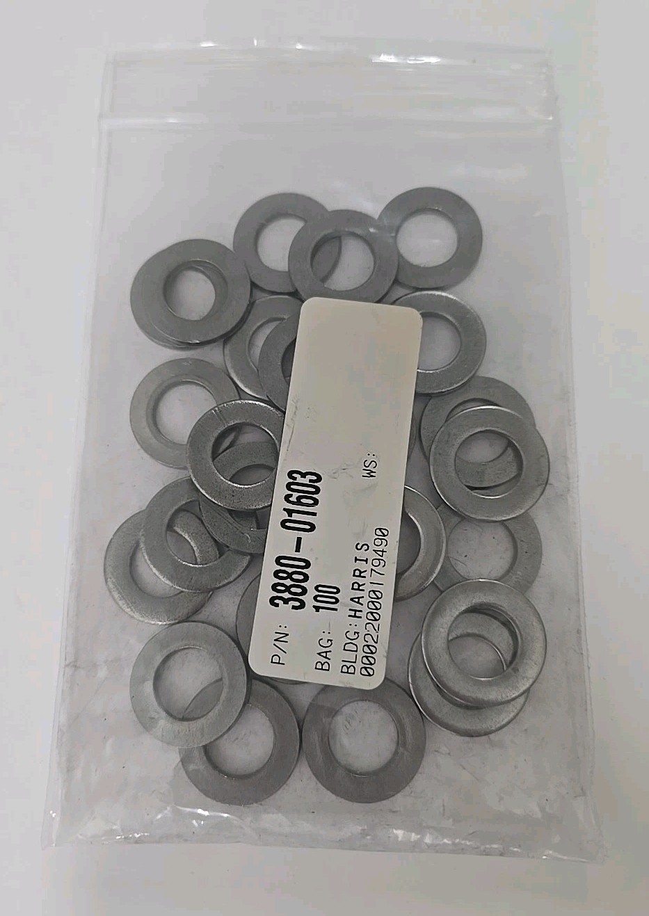 APPLIED MATERIALS 3880-01603 WSHR FLAT M12 13MMIDX24MM ODX2.5MM THK DIN 125A SST