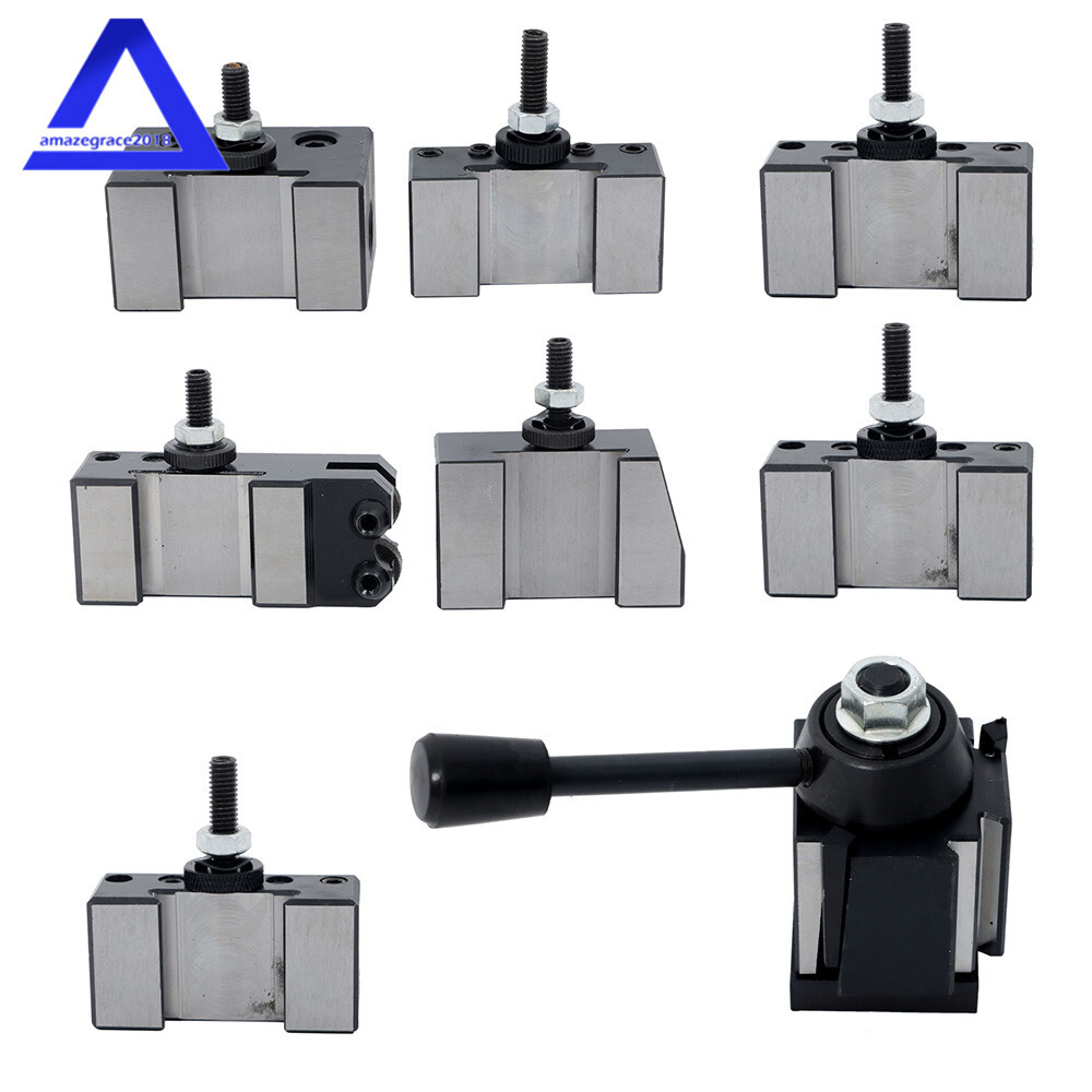 8Pcs Set OXA 250-000 Wedge Type Tool Post Mini Lathe Up to 8″ New