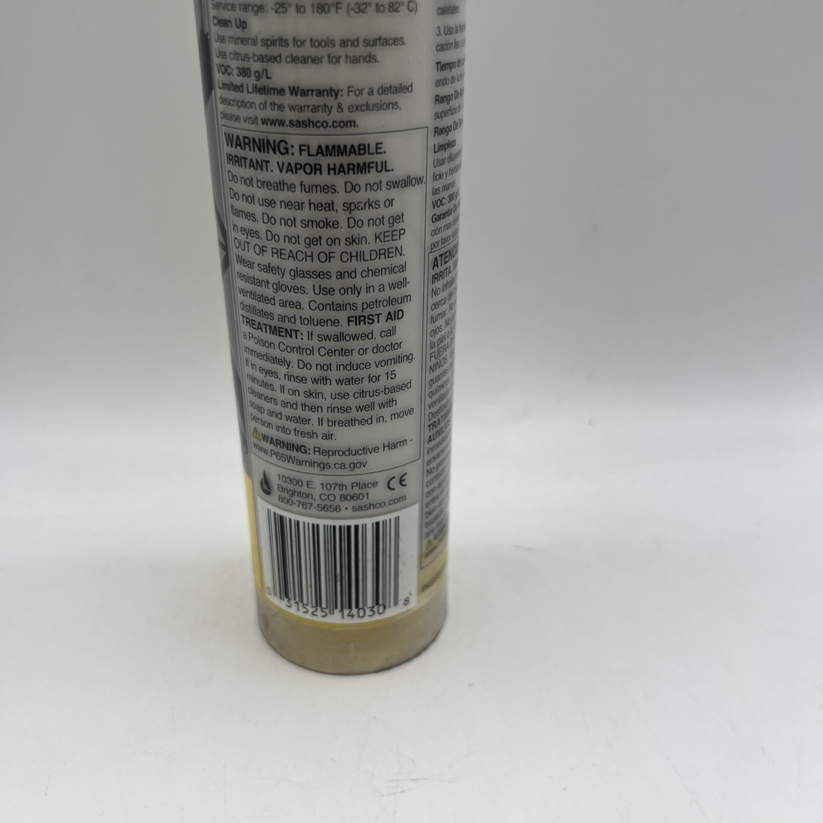 Sashco Through The Roof! White 10.5 oz 1 Pack
