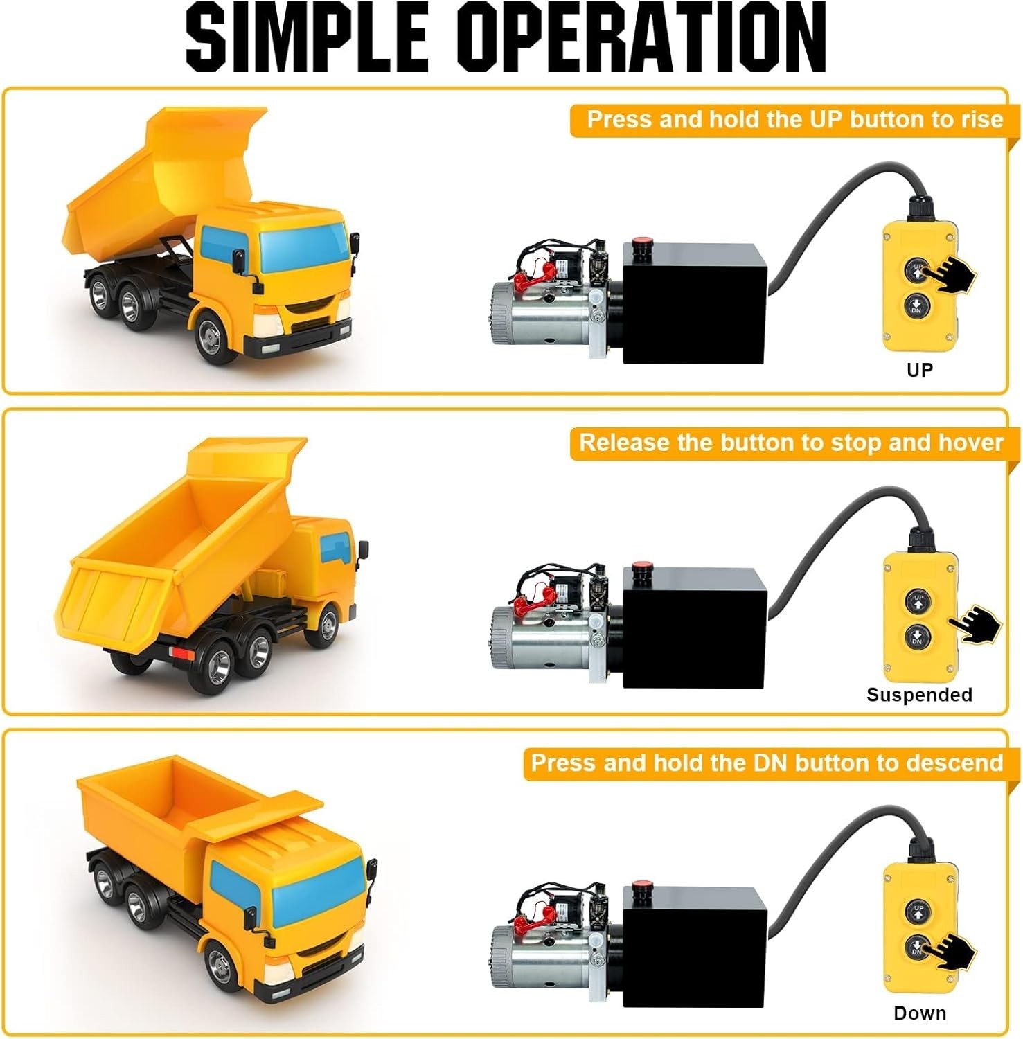 Durable Stainless Steel Electric Hydraulic Pump for Heavy Loads – 5 Ton Capacity