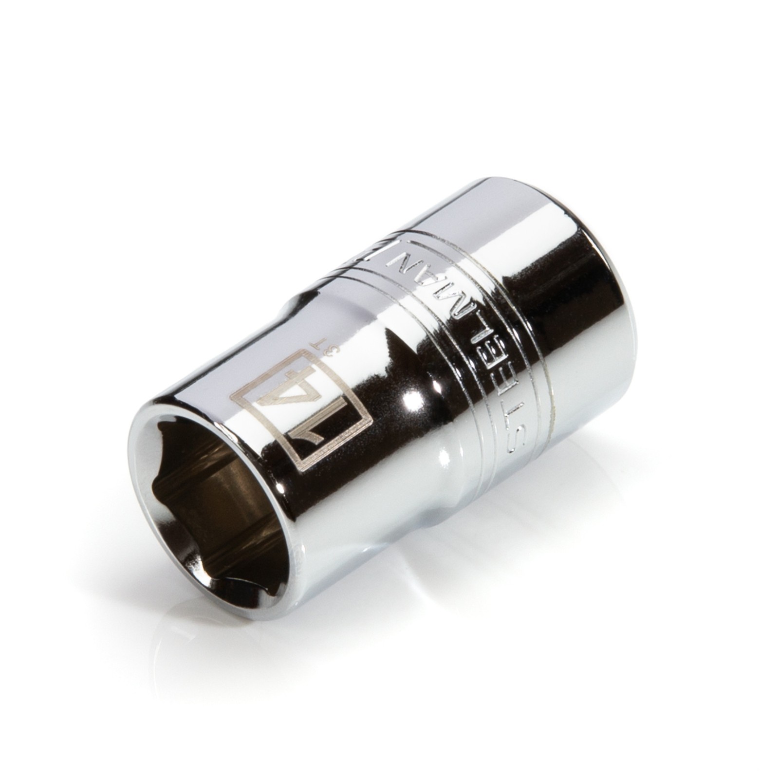 STEELMAN PRO 1/2-Inch Drive x 14mm Shallow 6-Point Metric Socket, 78311