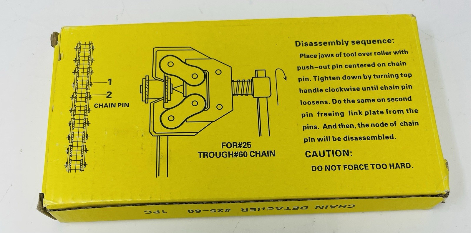 Roller Chain Detacher Splitter For #25 Thru #60 Chain NEW