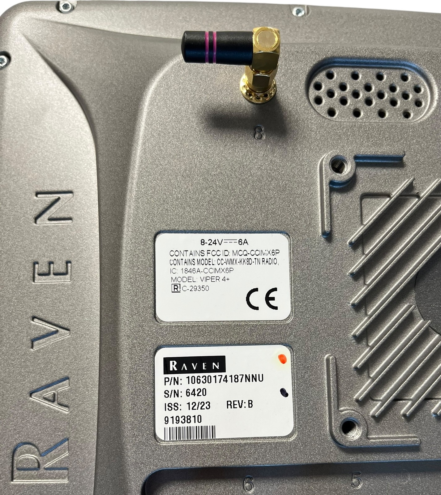 Raven Viper 4+ Display Console Reman 12.1″ Screen 063-0174-187NNU – 92122511R