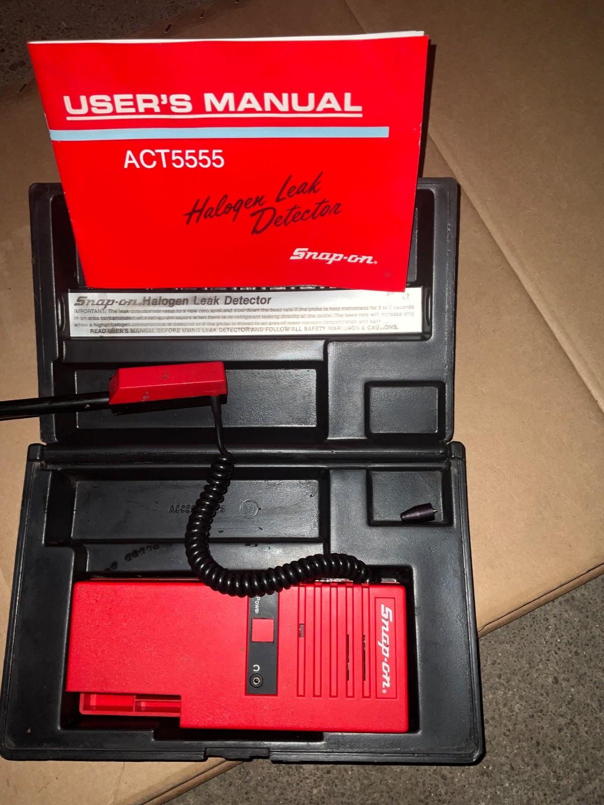 Snap-On ACT5555 Halogen Leak Detector Kit
