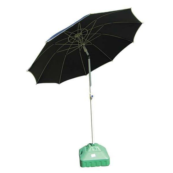 Welding Umbrella, 6.5 Ft. W, 9 Ft., Blue, 22Rp02