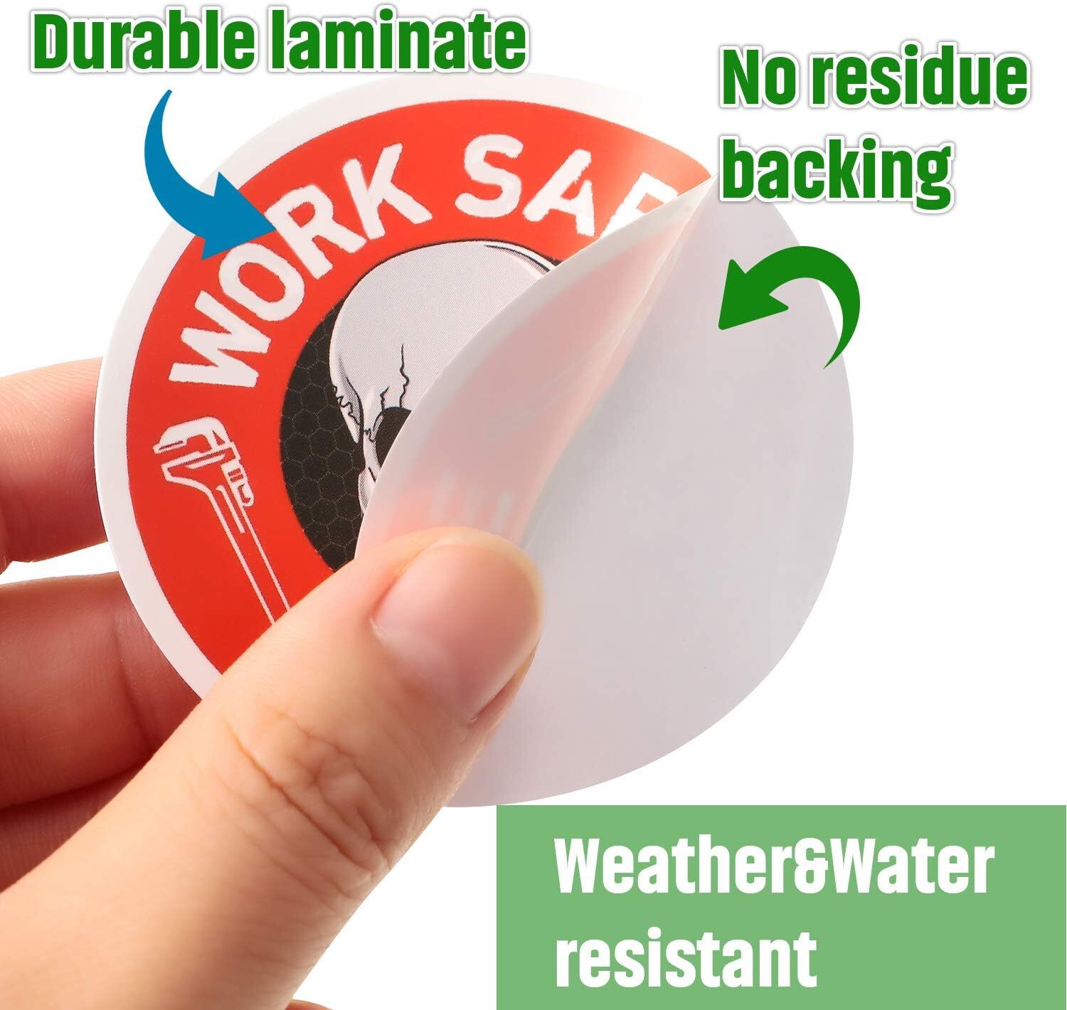 300PCS Helmet Decals Hard Hat Stickers, Funny Hat Sticker, Construction Tool Box