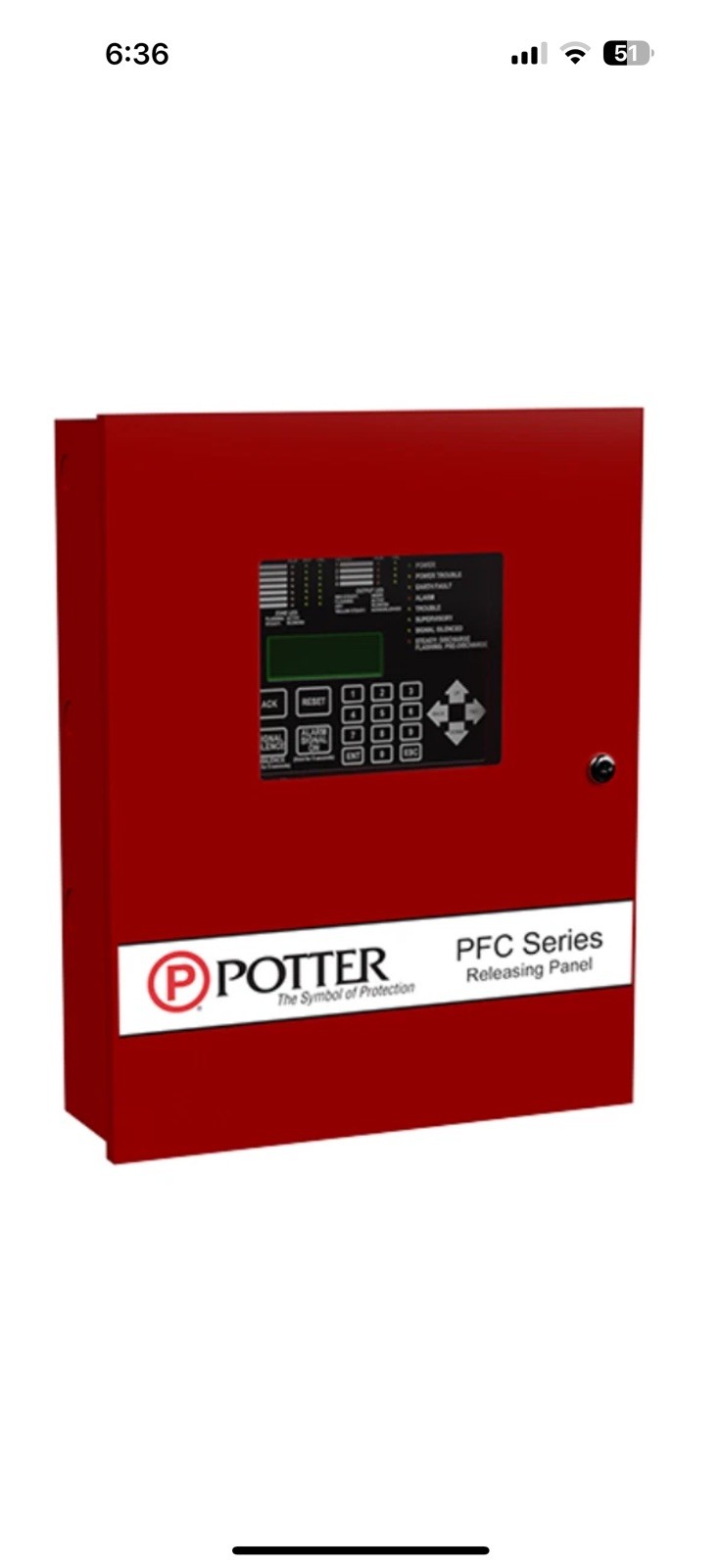 Potter PFC-4410G3 Releasing Control Panel – Same Day Shipping (SEALED)