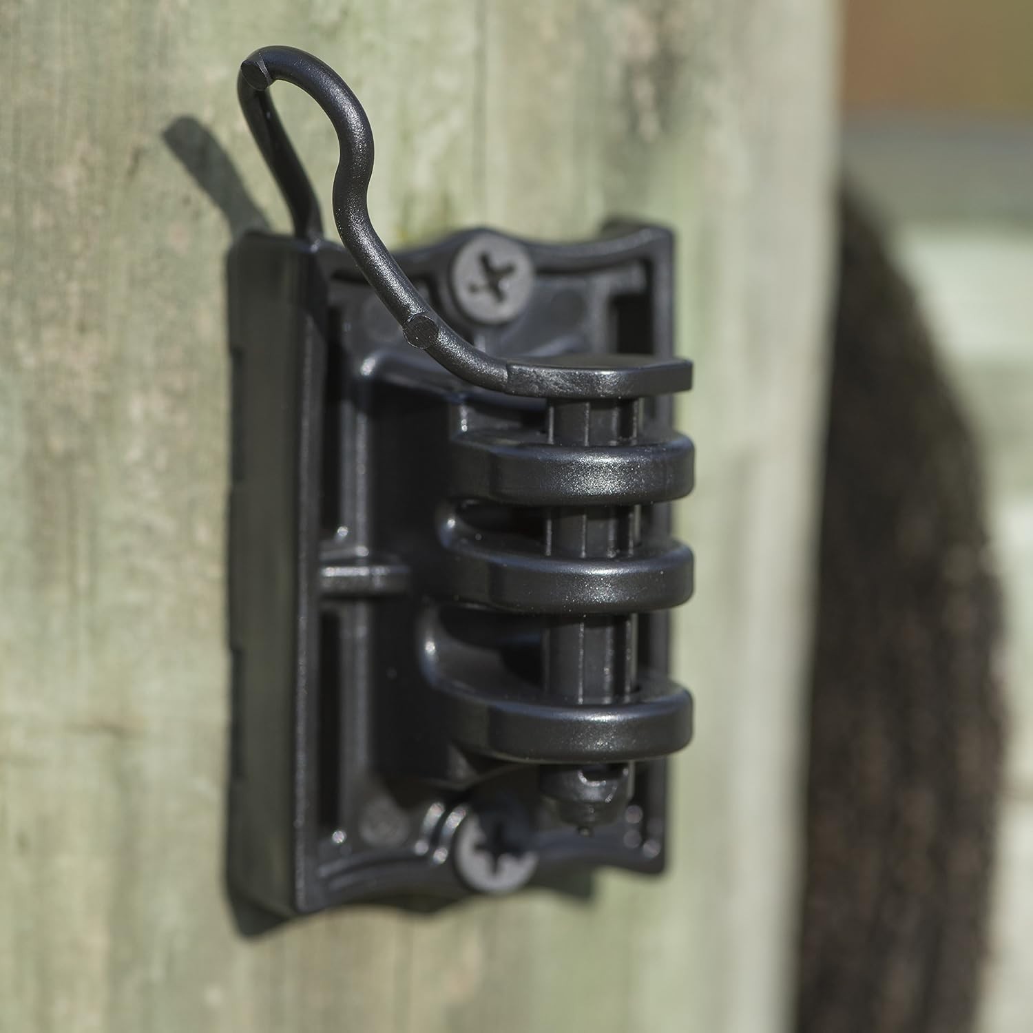 T-Post Pin-Lock Insulators for Electric Fences – Black, 25 Pack, – Includes 2…