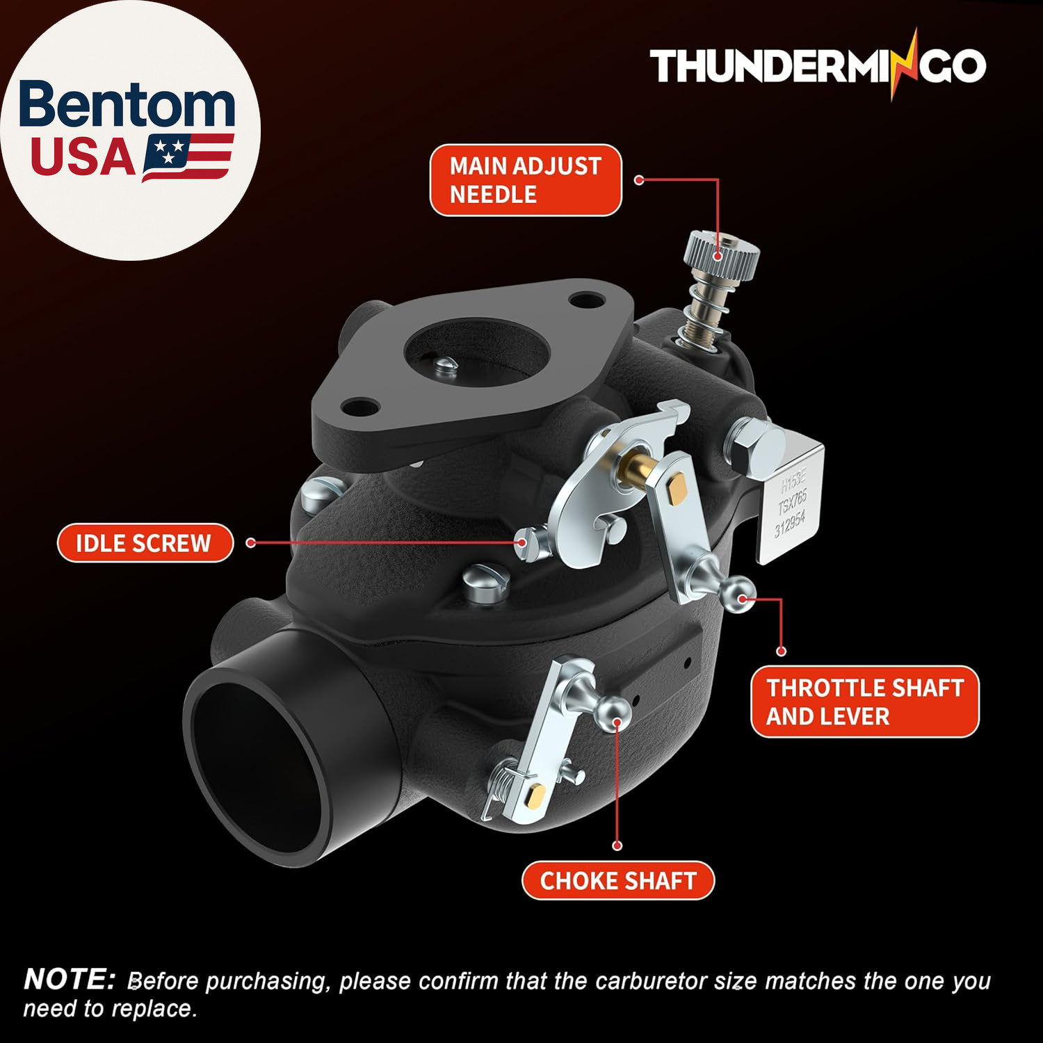Carburetor Cast Iron for Ford Tractor 601 641 701 501 2000 2030 2031 Carburetor