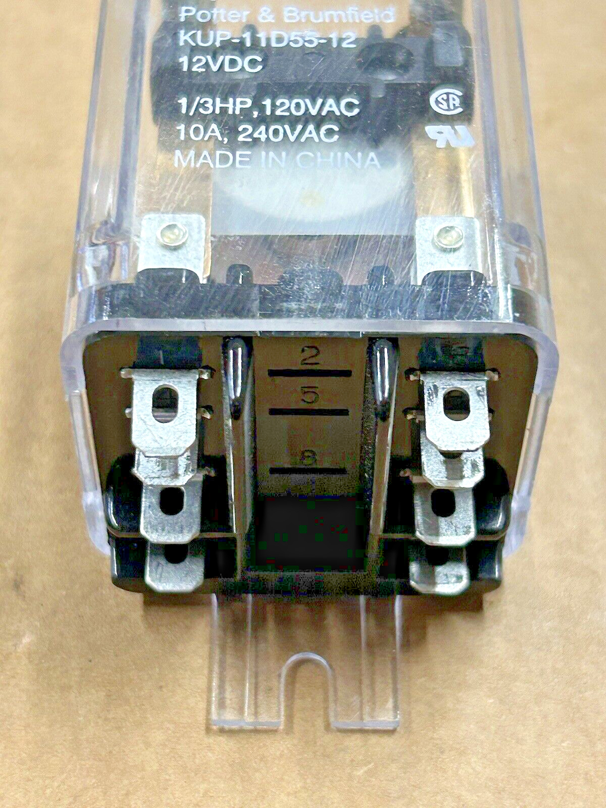 POTTER & BRUMFIELD KUP-11D55-12 Power Relay, NEW