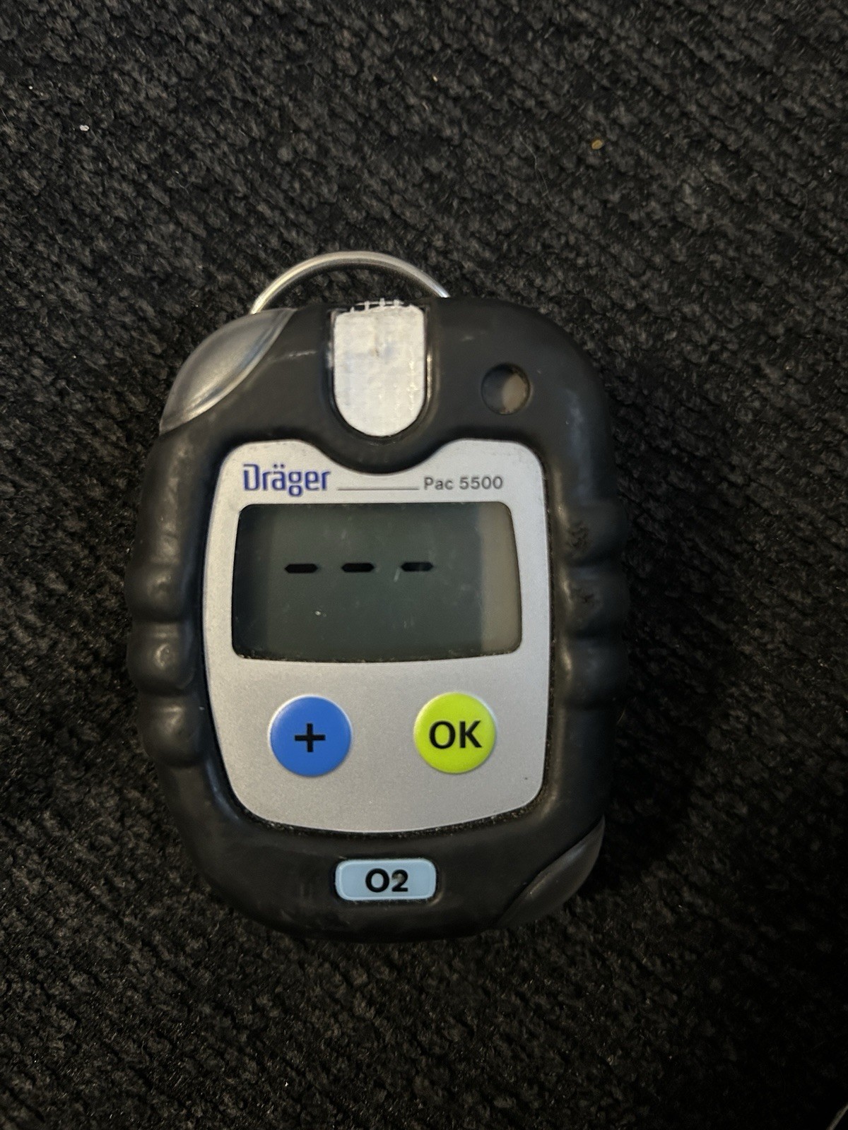 Dräger Pac 5500 Single Gas Detector personal CO carbon monoxide, Device Only