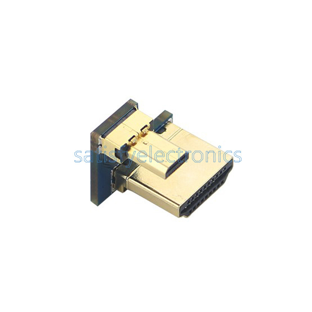 Mini Micro HDMI to HDMI Converter HDMI Screen Adapter for Raspberry Pi 4B NEW