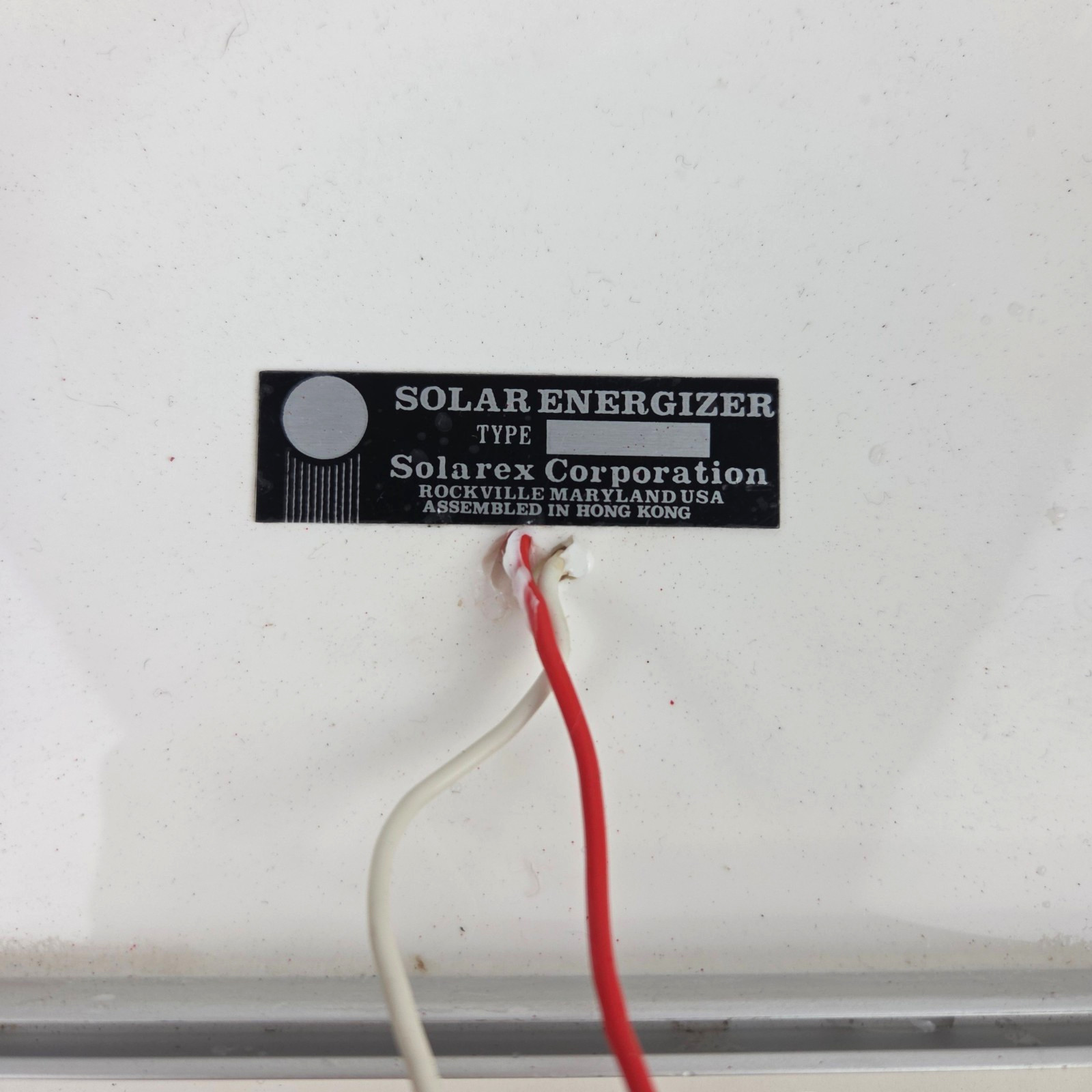 Vintage Solarex Corporation Solar Energizer Display Panel Framed Found Art