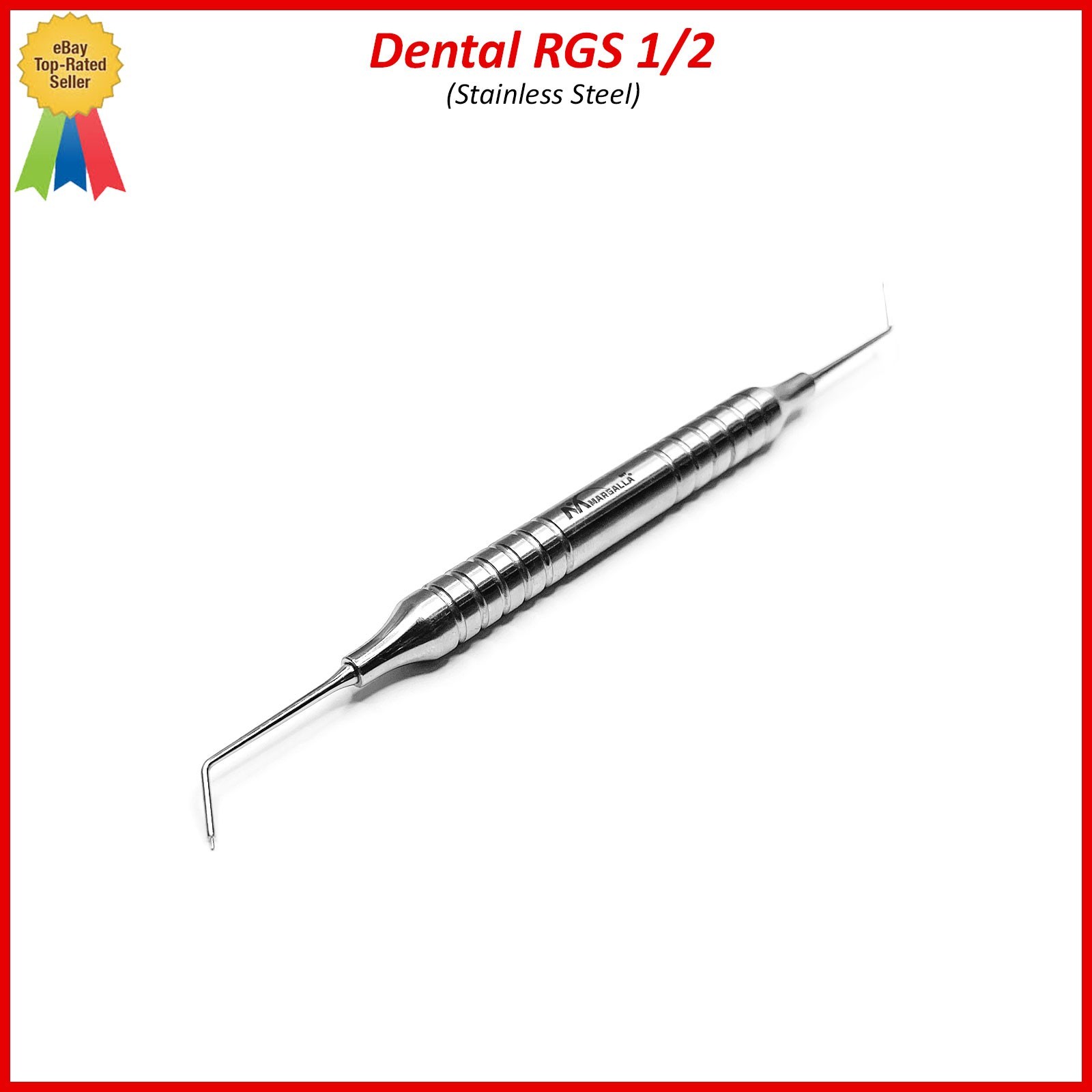 Dental Instrument RGS 1/2 Hollow Handle Depth Dimensions for Restorations