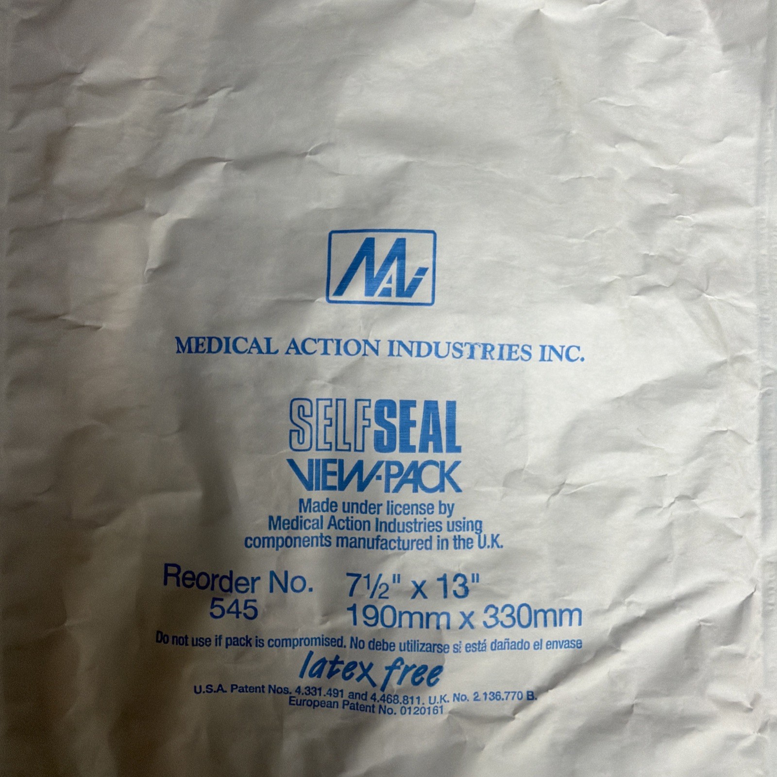 Surgical Nerve Hook, 9 1/2 inches Gold Handle Used Sterilized