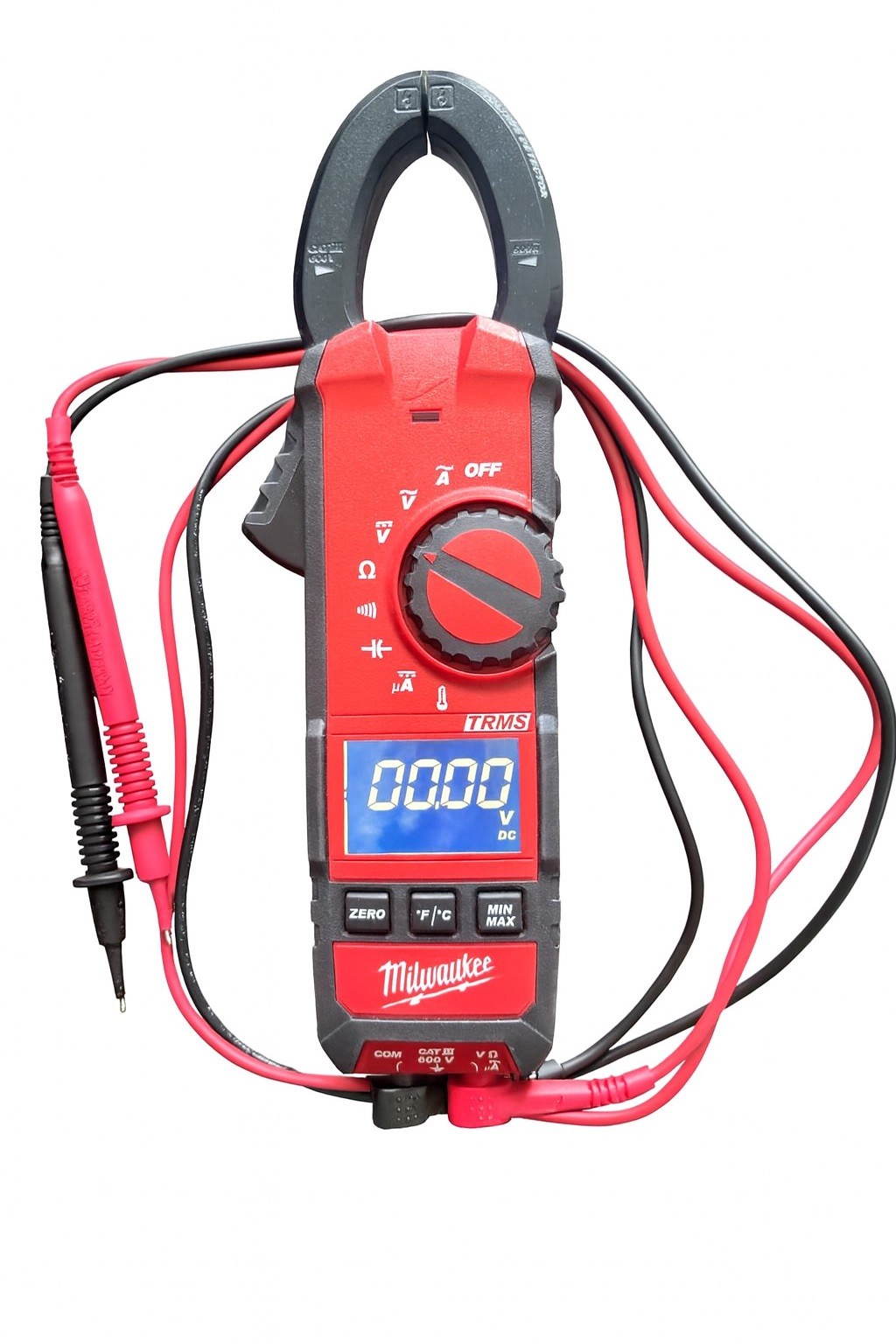 Milwaukee 2236-20 Clamp Meter for HVAC/R – Red