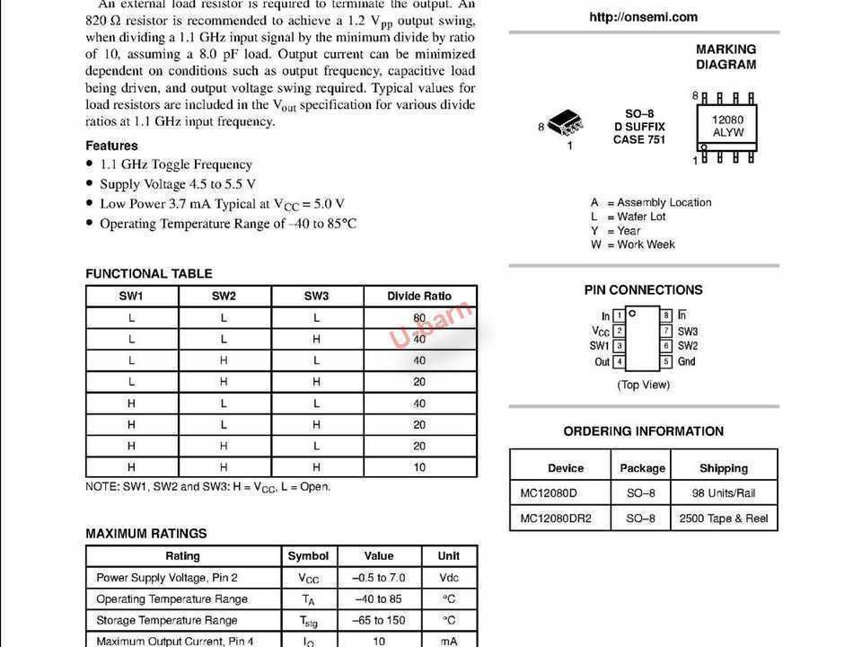 MOTOROLA MC12080D SOP-8,MECL PLL COMPONENTS 10/20/40/80 RH