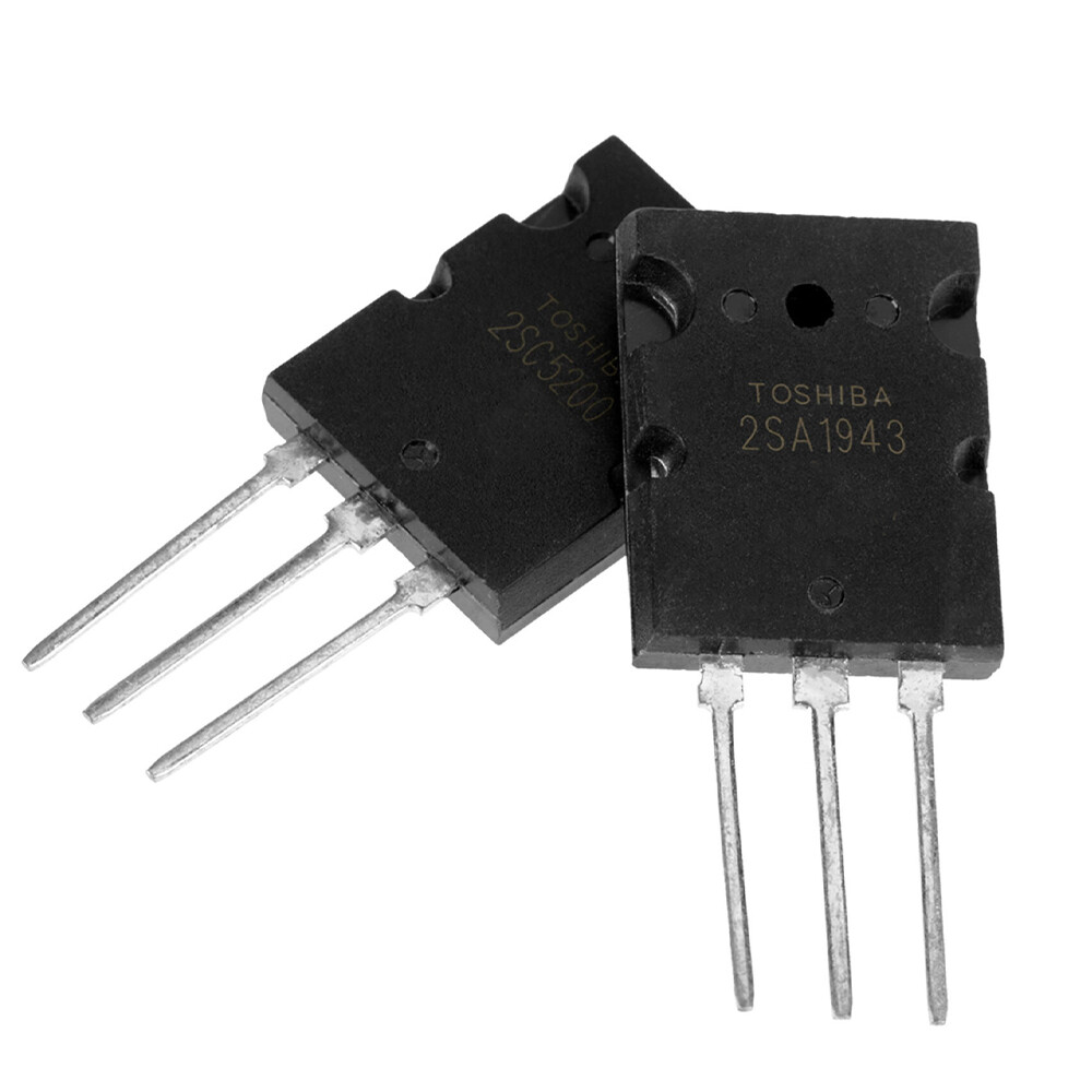 20PCS Black Power Matched Transistors 2SA1943 2SC5200 For High Performance US