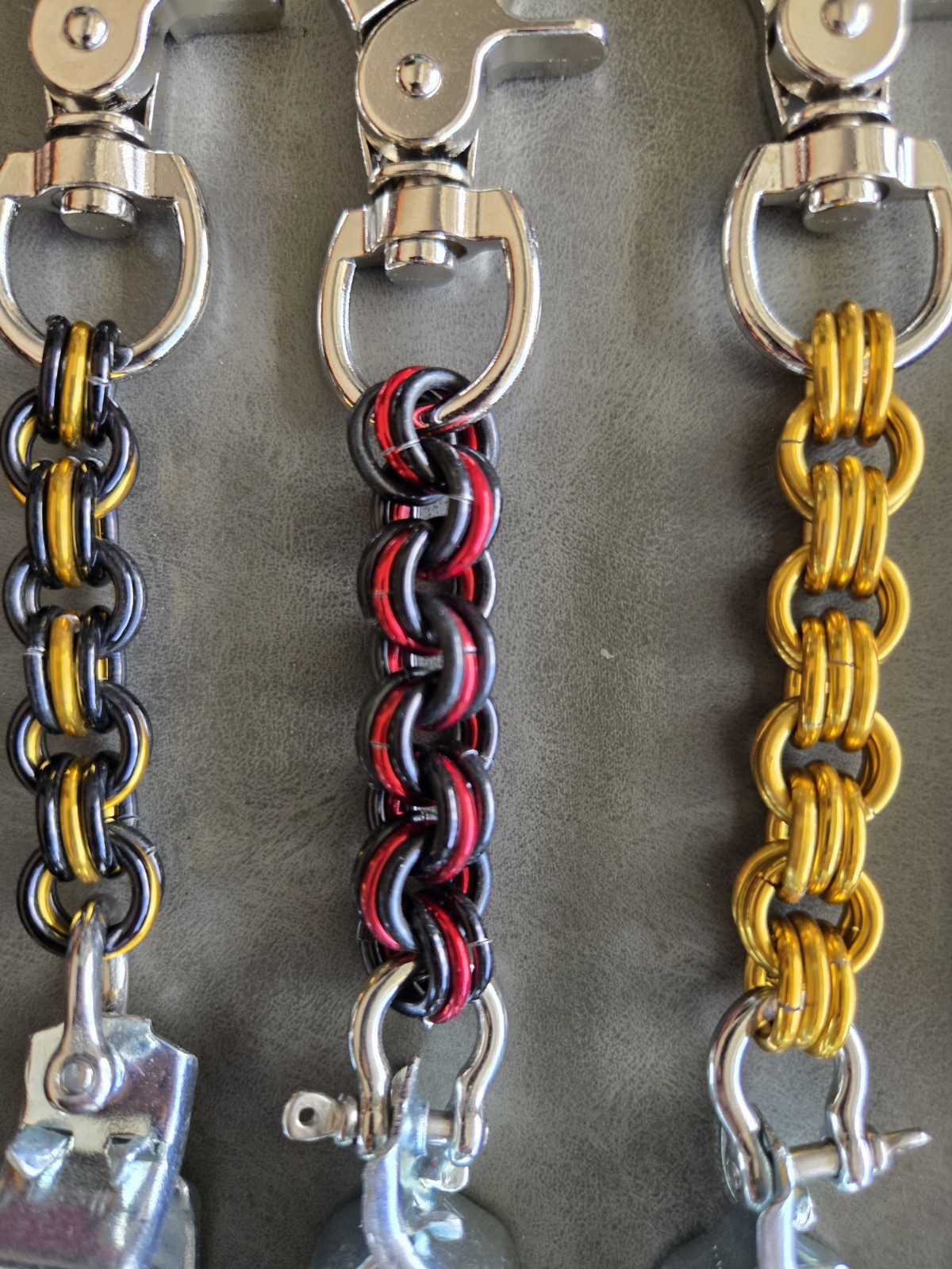 Glove Clip Keychain | Handmade Chainmail Glove Holder | Pick Your Color