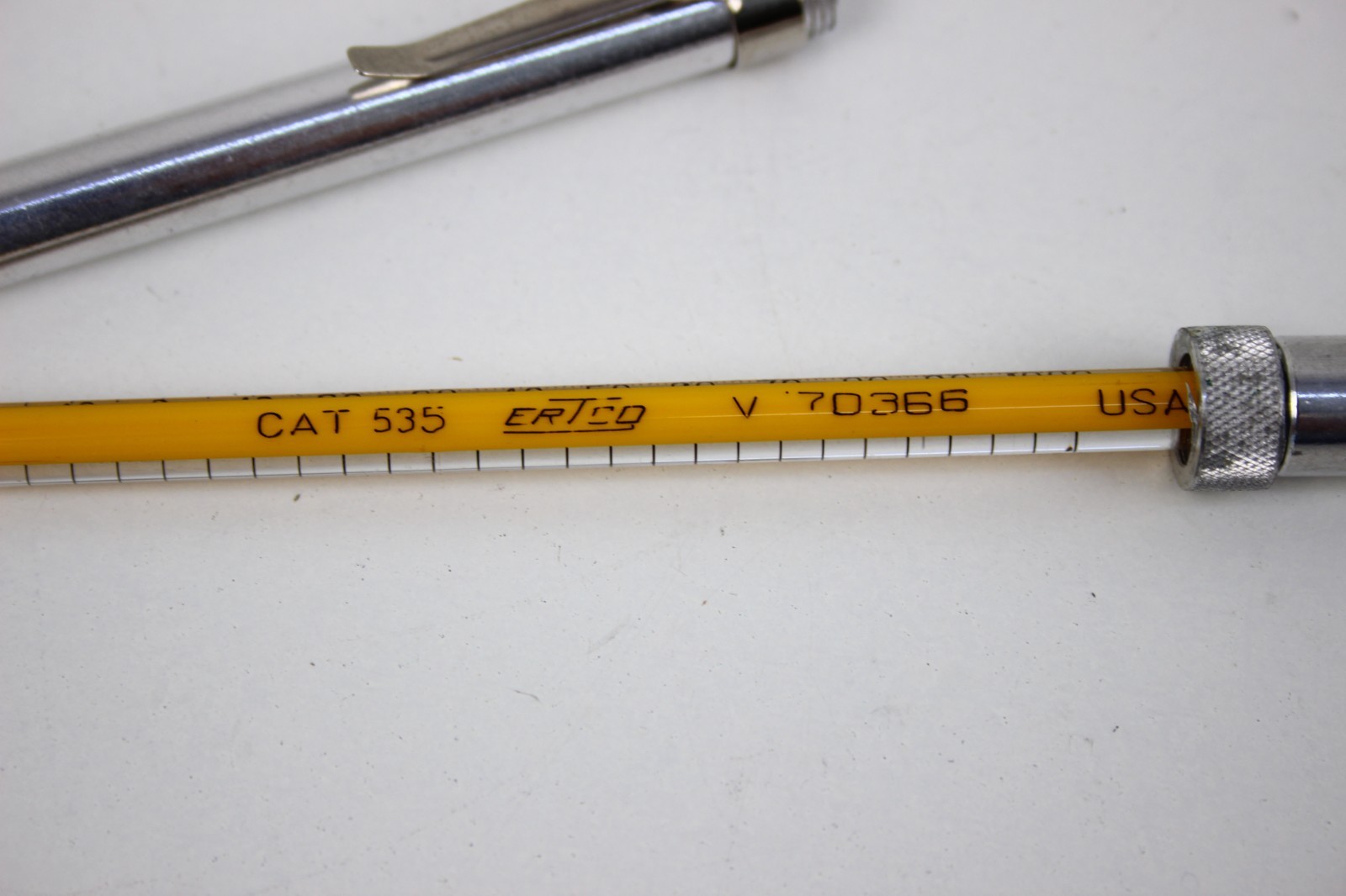 Ertco 535 Glass Pocket Thermometer, -20 to 100 C Aluminum Protective case