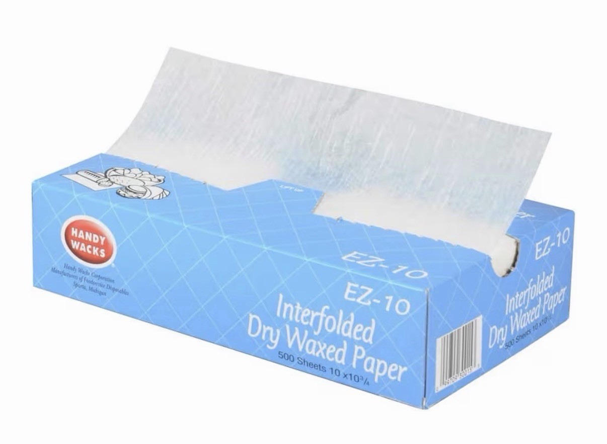 500-Count Marcal Deli Paper Interfolded Dry Waxed Paper 10″ x 10 3/4″