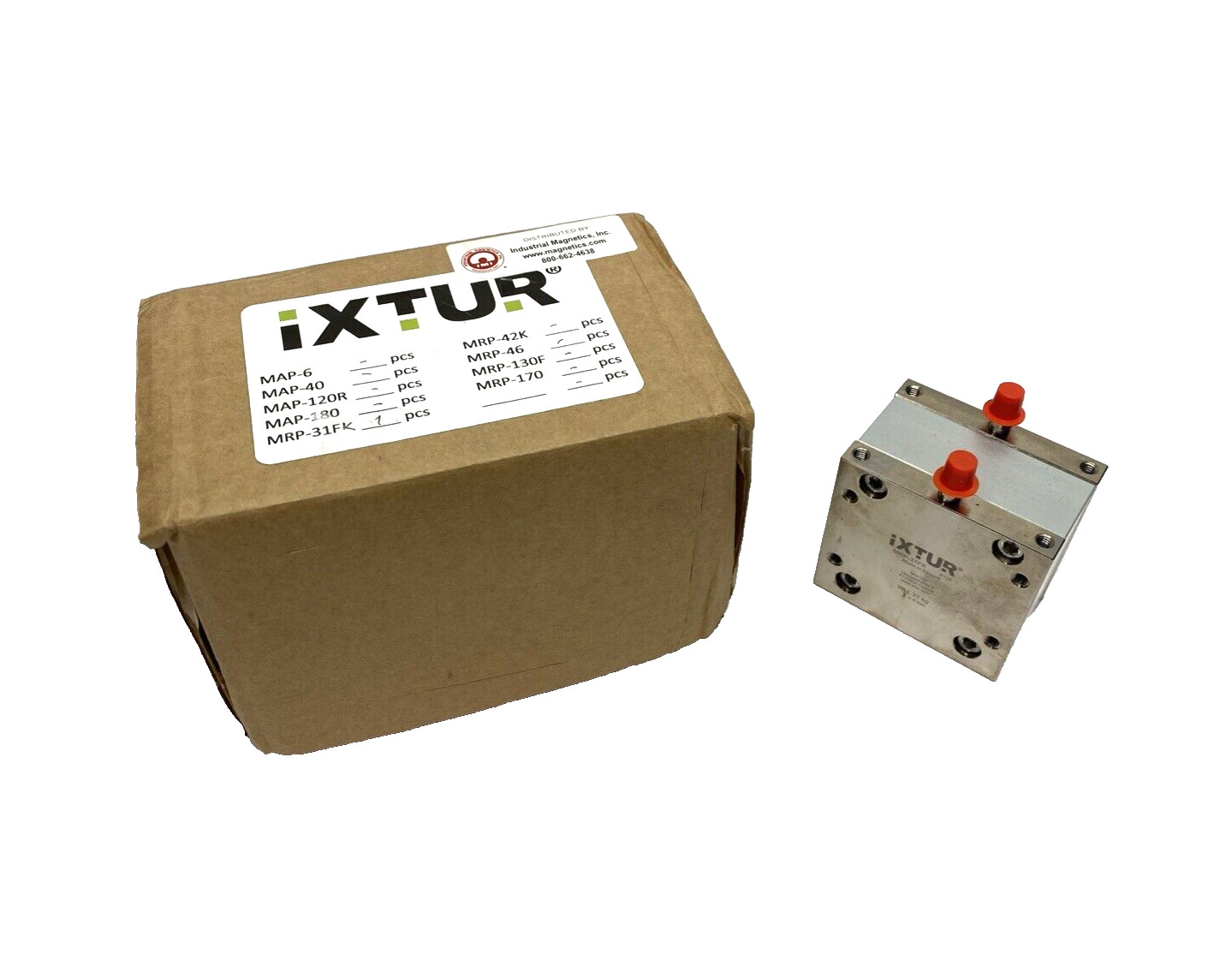 Ixtur MRP-31FK Pneumatic Magnet 80mm x 55mm x 76mm 31 Kg Lifting Capacity
