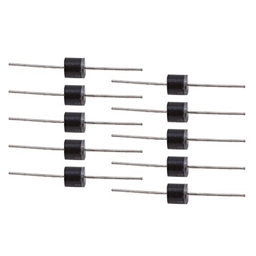 50pcs 10A10 1000V High Voltage Rectifier Diodes – 12V One-Way Electrical Conduct