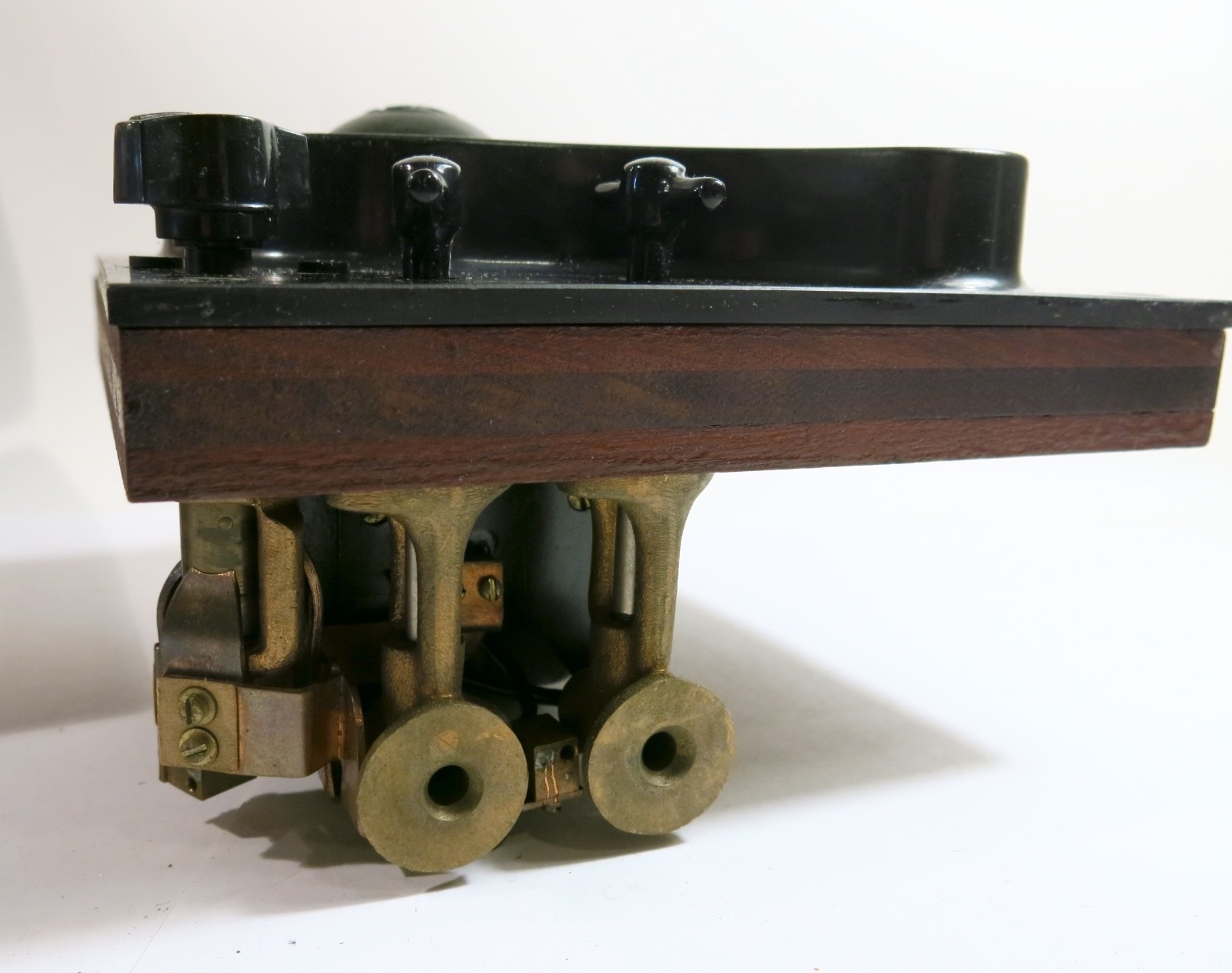 Vintage 1929 GE Alternating Current Ammeter — Type P-3 — Refinished Mahogany Box