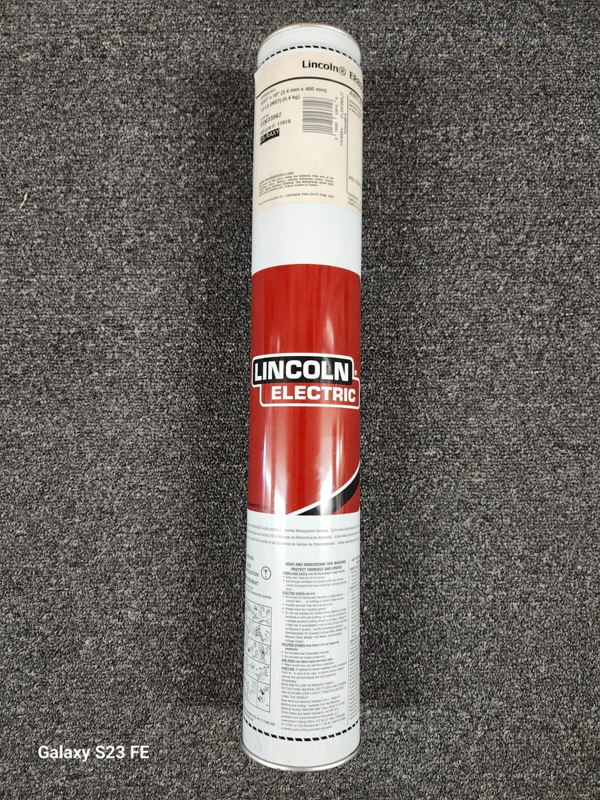 ER80S-Ni1 3/32″ x 18″ LINCOLN TIG Welding ROD Wire Filler rod stick Mild Steel