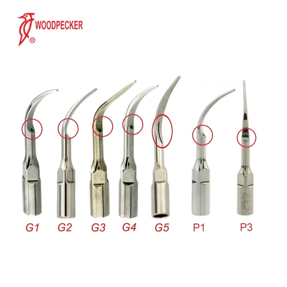 Woodpecker Ultrasonic Piezo Scaler Handpiece HW-5L LED HW-3H Tips for Clinic