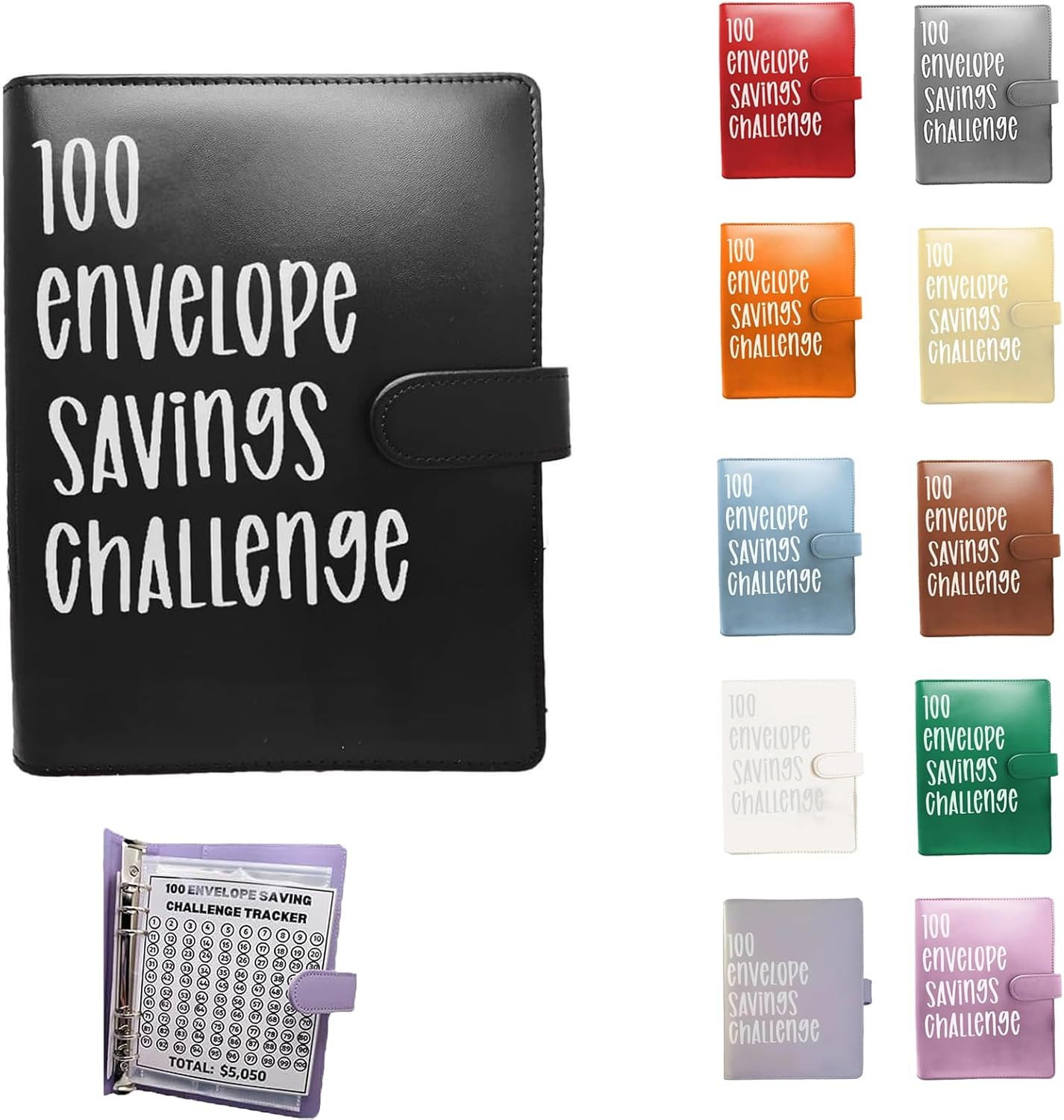 100 Envelope Challenge Binder – Envelope Savings Challenge -Envelope Challenge B