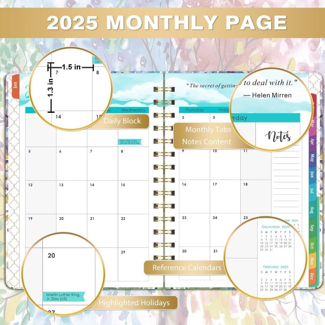 2025 Planner – 2025 Planner Weekly and Monthly from January to December 2025, 6.