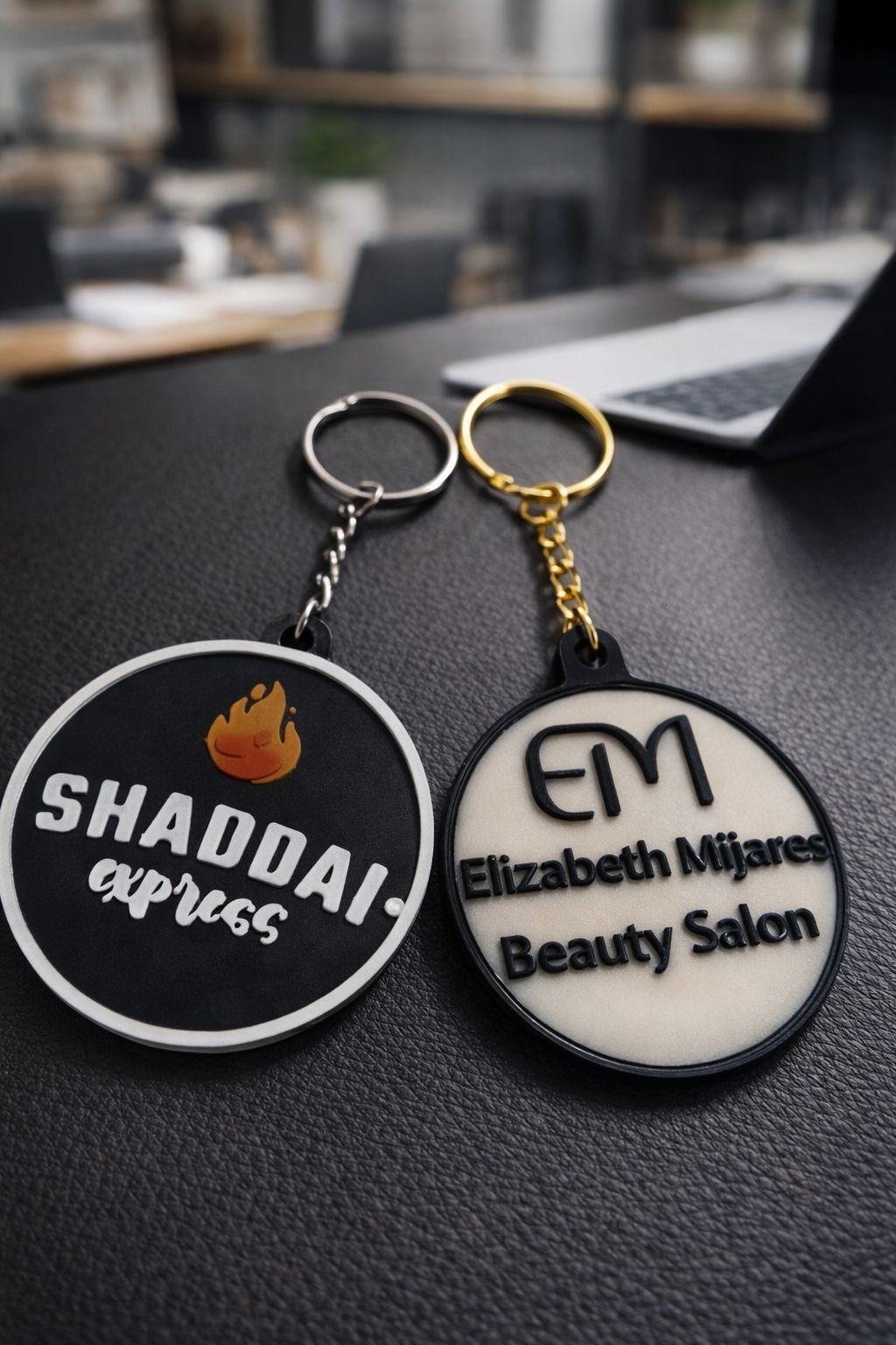 Custom NFC Keychain Personalized Business Social Media Smart Key Tag