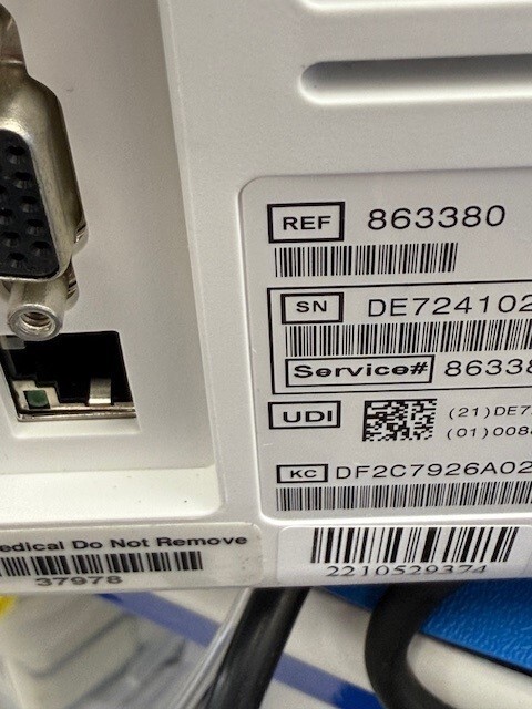 Philips VS30 863380 w/SP02 ,NIBP, ETCO2,TEMPORAL TEMP, WIRELESS Biomed Certified
