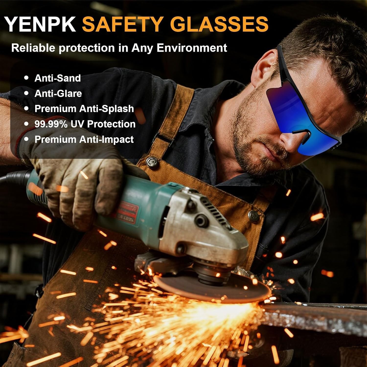12 Pair Safety Glasses SunGlasses Goggles anti Scratch ANSI Z87+ UV Protection
