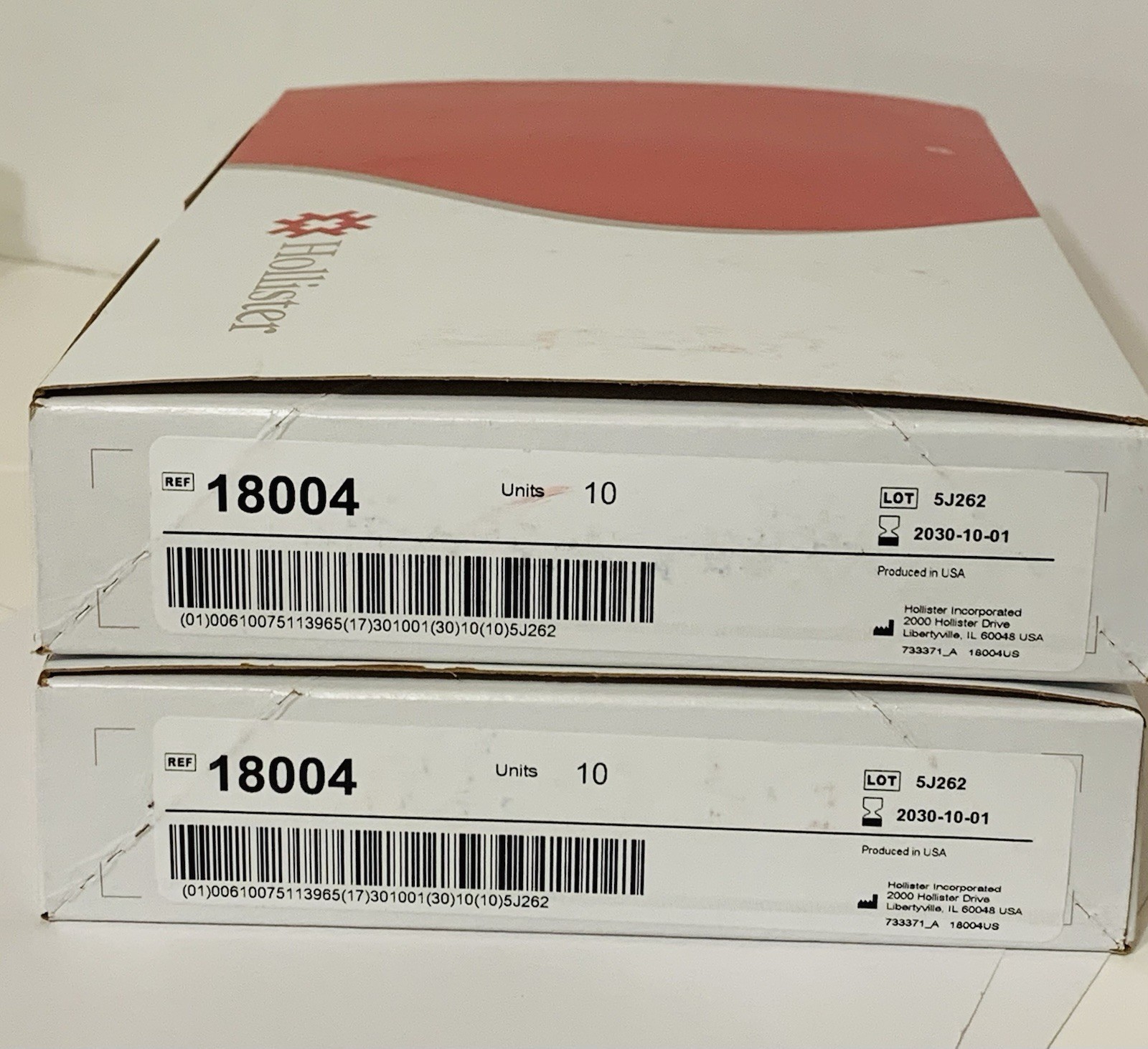 2 BOXES Hollister 18004 New Image 2-Piece colostomy 2BX/10EA Exp2030/10 FRESH