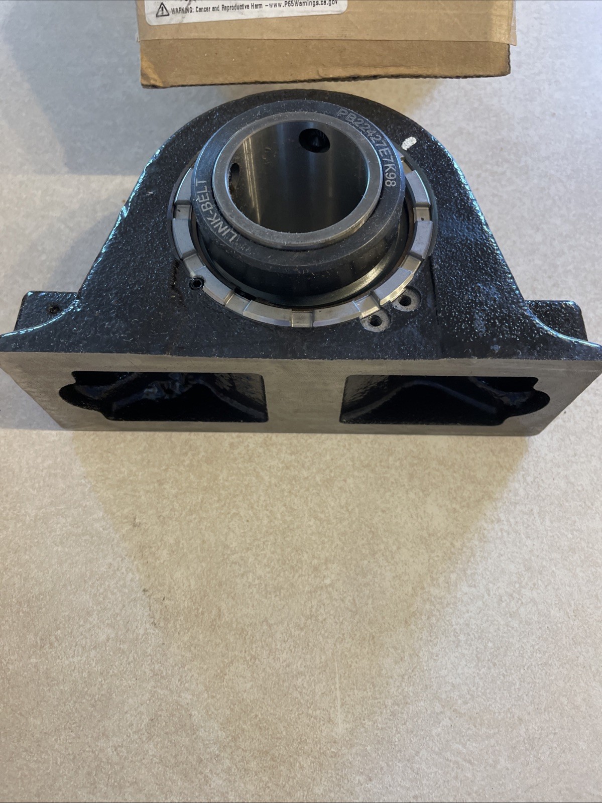 Rexnord 1 11/16 In Cast Iron Setscrew Locking 2 Bolt Pillow Block PB22427E7K98