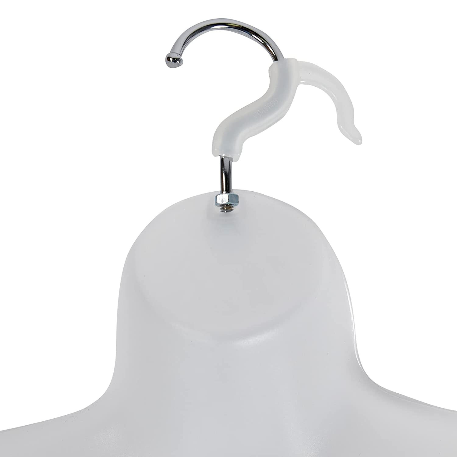 Molded Man’s Shirt Torso Frosted Fits S – L Hanging Male Mannequin White Frosted