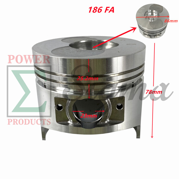 Gasket Piston Bearing For Yanmar L100 & 186FA 186FAE 418CC 10HP Diesel Engine