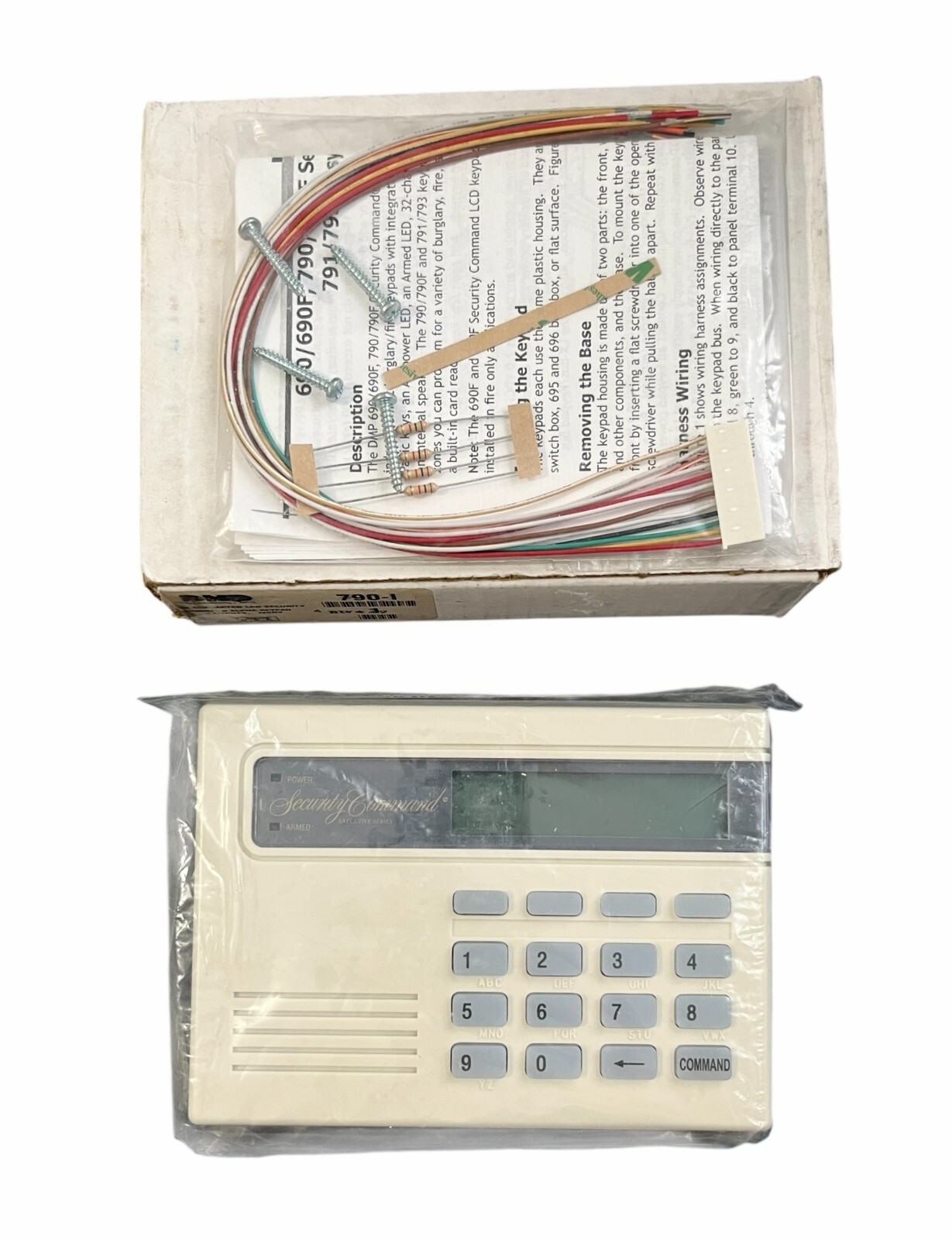DMP 790-I LCD Security Command Executive Series Keypad 4 Zones