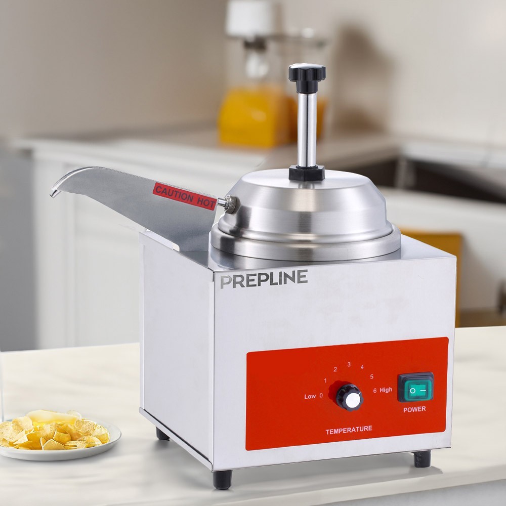 3.5 qt Commercial Cheese Warmer, With Pump And Heating Spout, 120v/60hz, 550w
