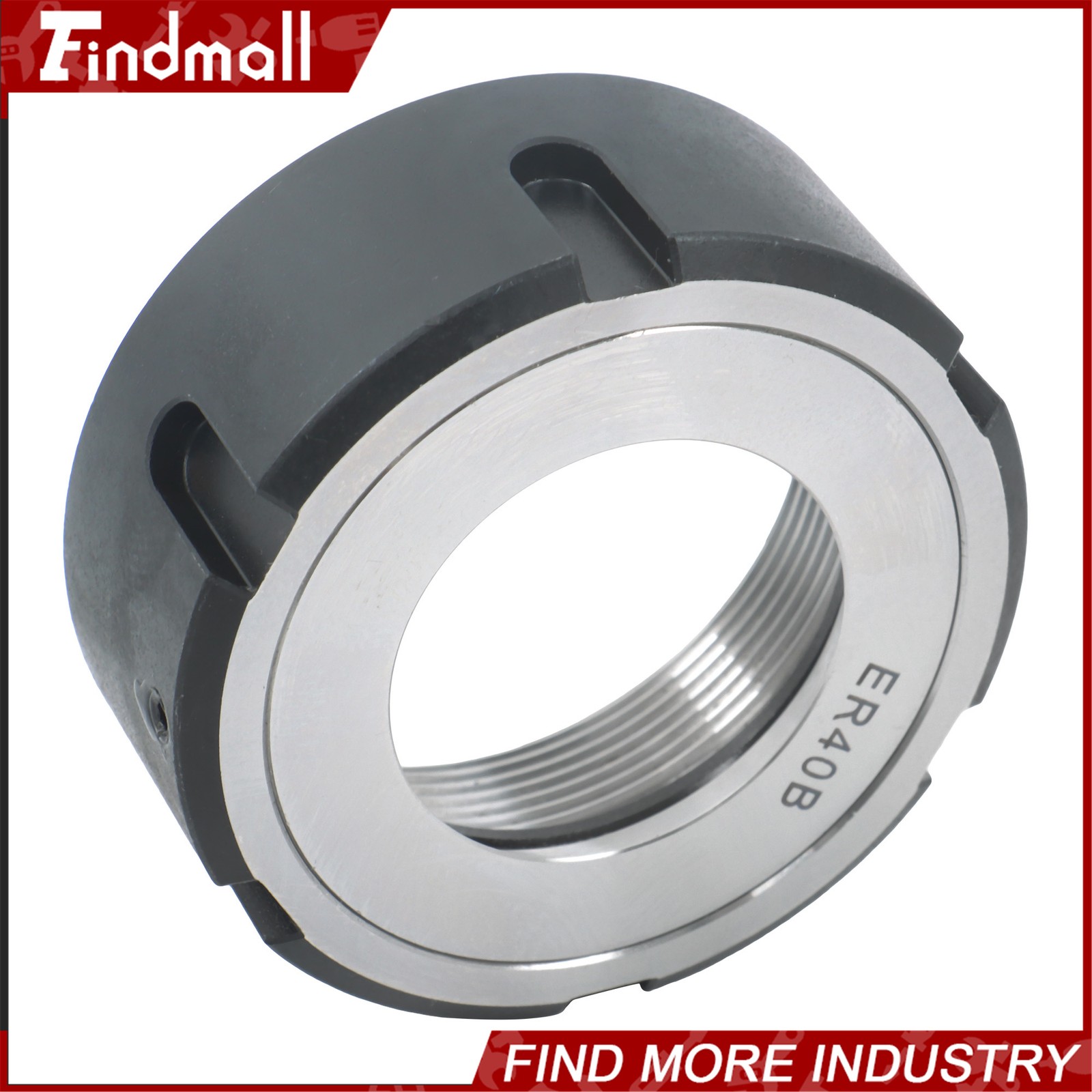 Findmall Precision ER40 Ball Bearing Collet Nut for Tool Holder