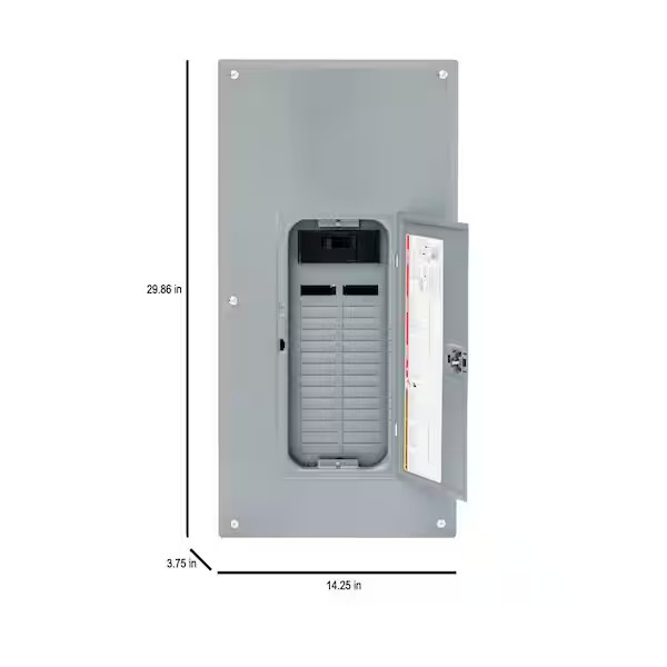 NEW Square D QOC30UF Load Center Cover for QO142L225PG Non-Vented 30 Spaces