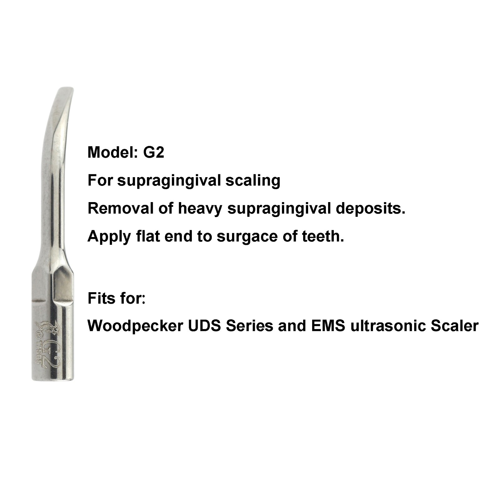 Woodpecker Dental Piezo Scaler Tips UDS EMS G1 P1 DTE GD1 PD1 Satelec Acteon NSK