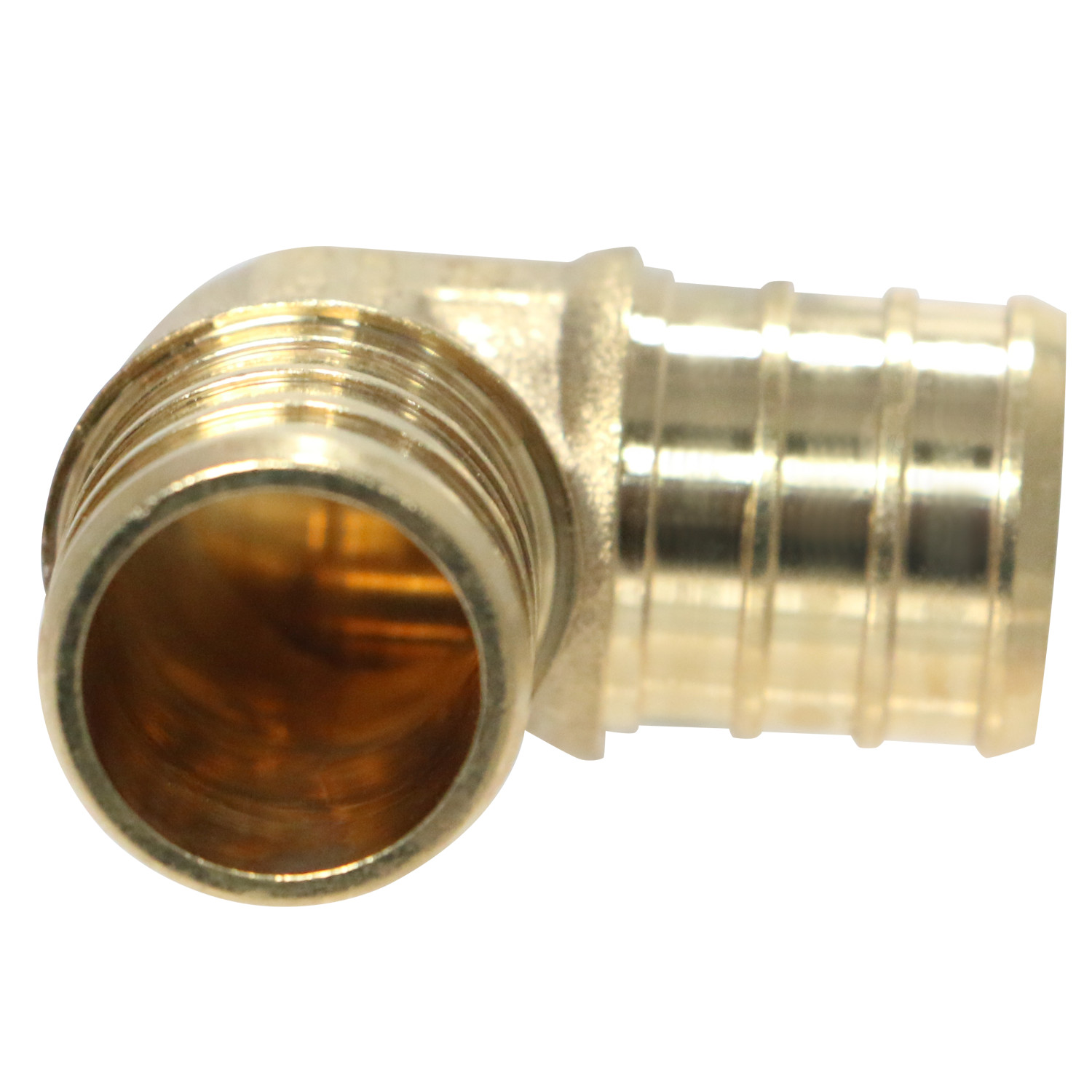100 PIECES 3/4″ PEX ELBOW – BRASS CRIMP FITTINGS (LEAD-FREE)